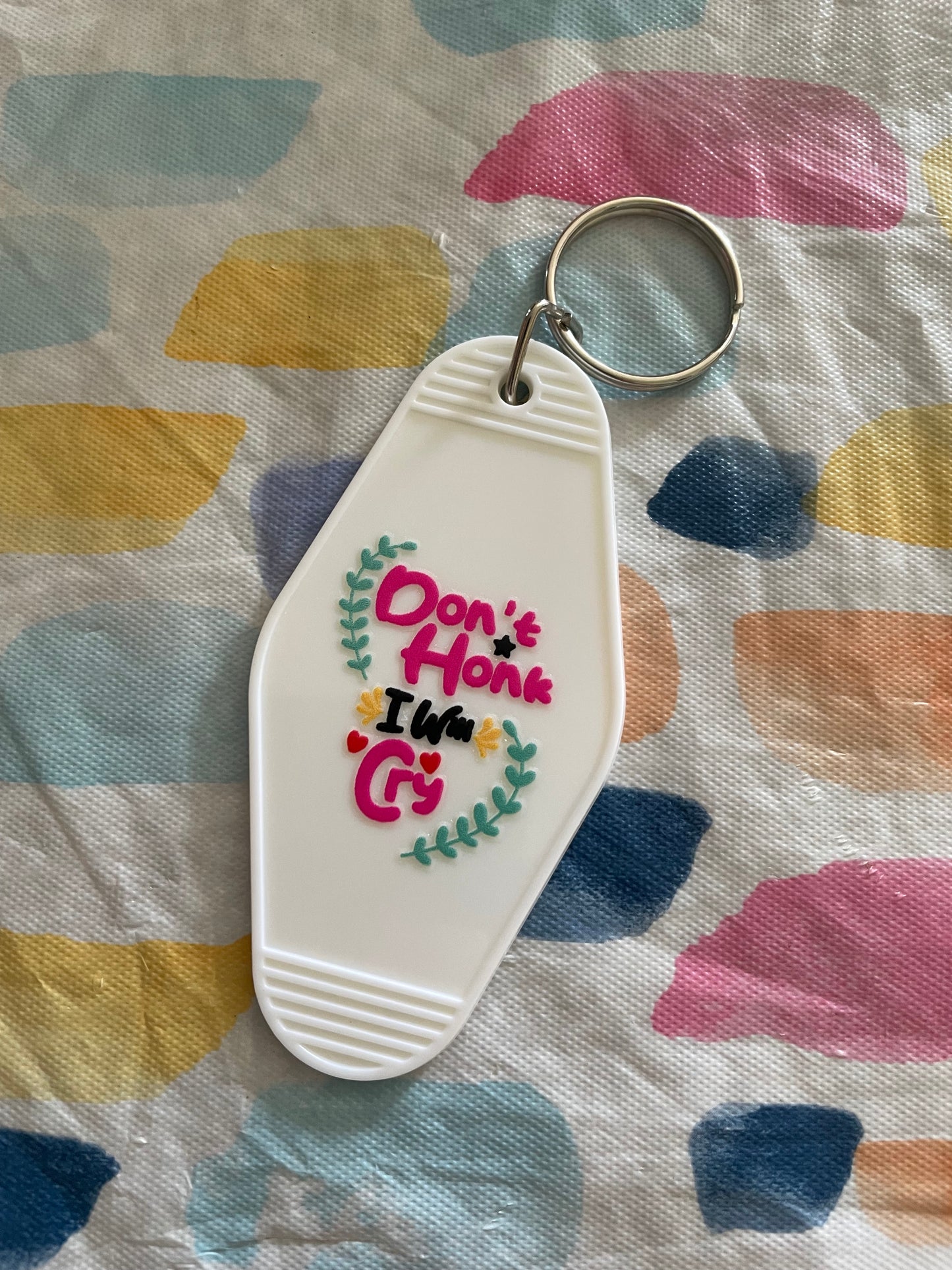 Affirmations Motel Keychain
