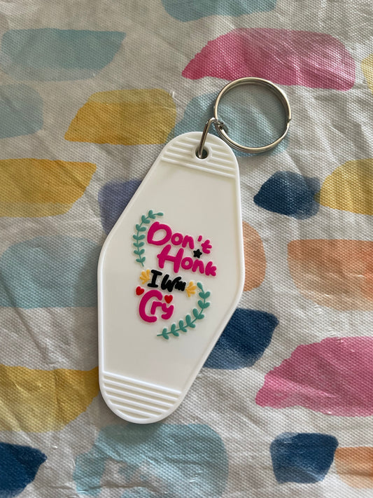 Western Motel Keychain