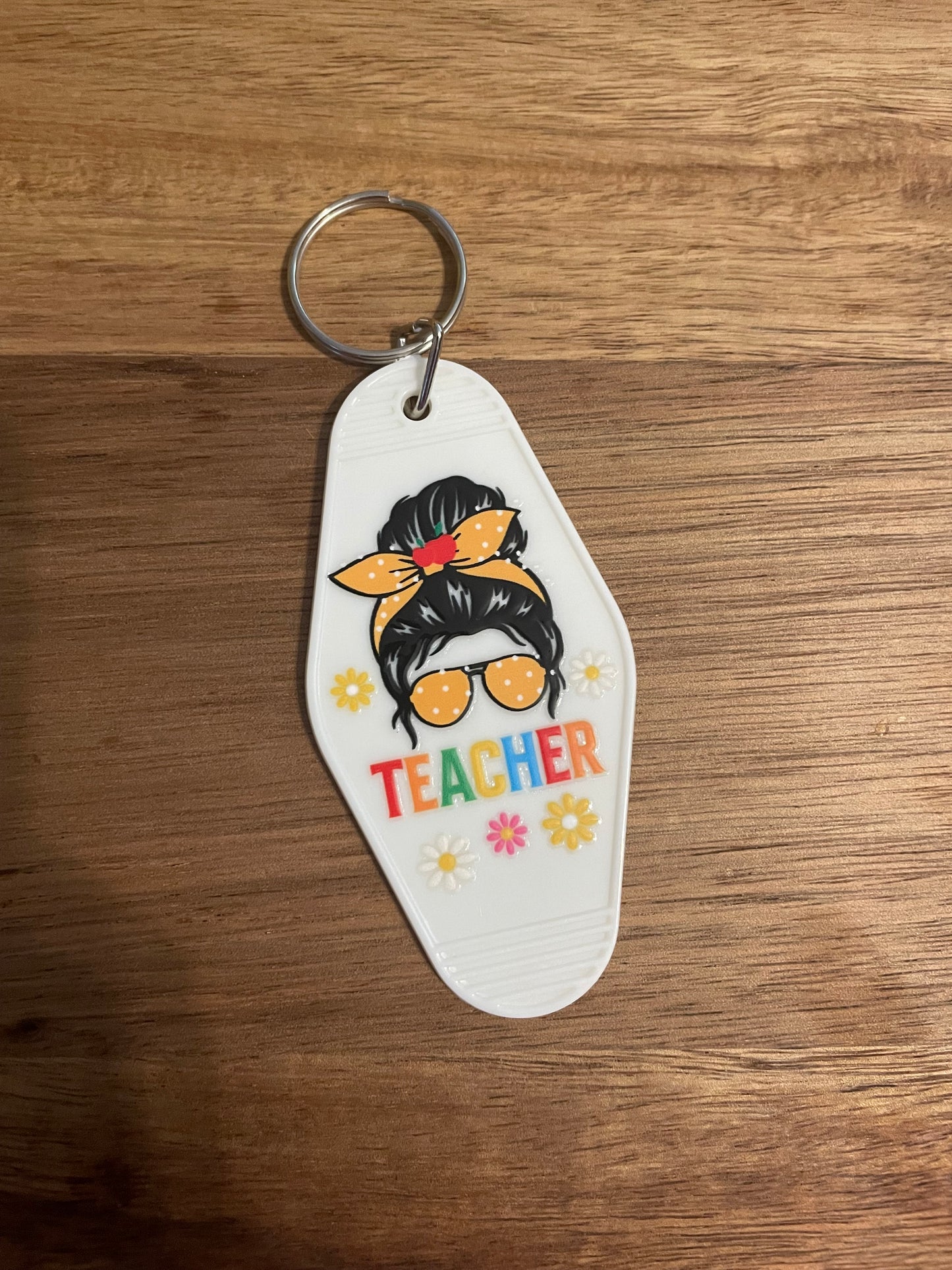 Teacher Motel Keychain