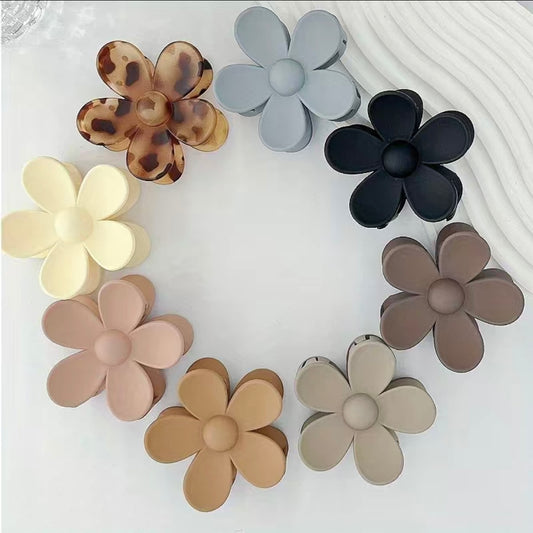 Matte Flower Hair Clip