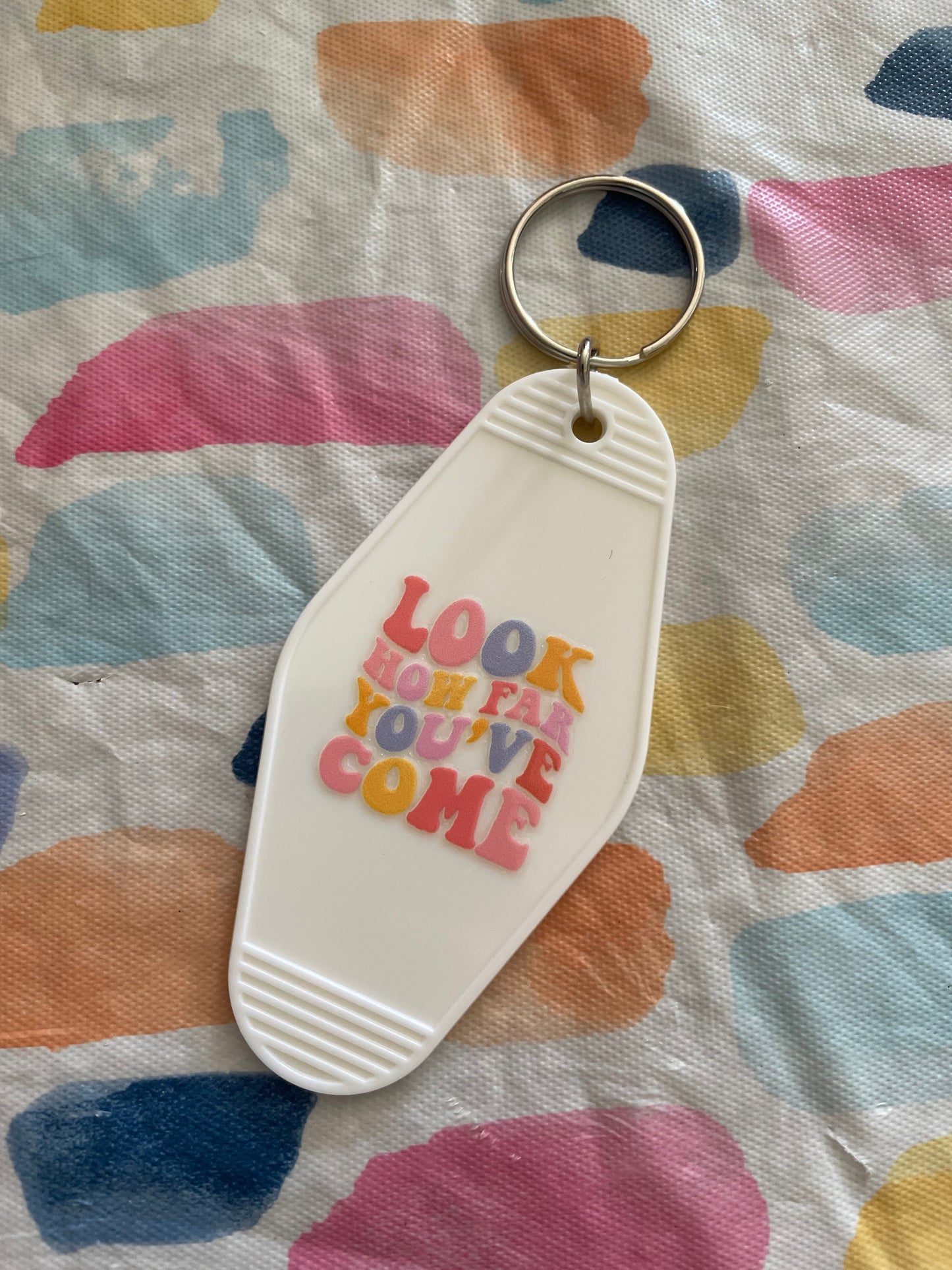 Affirmations Motel Keychain