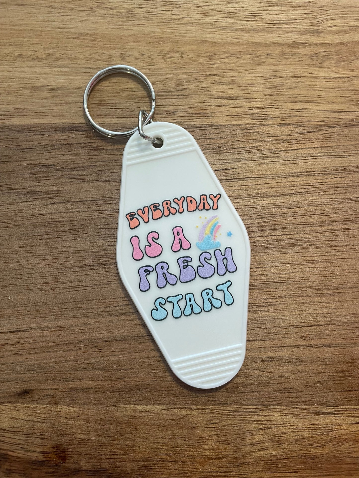 Affirmations Motel Keychain