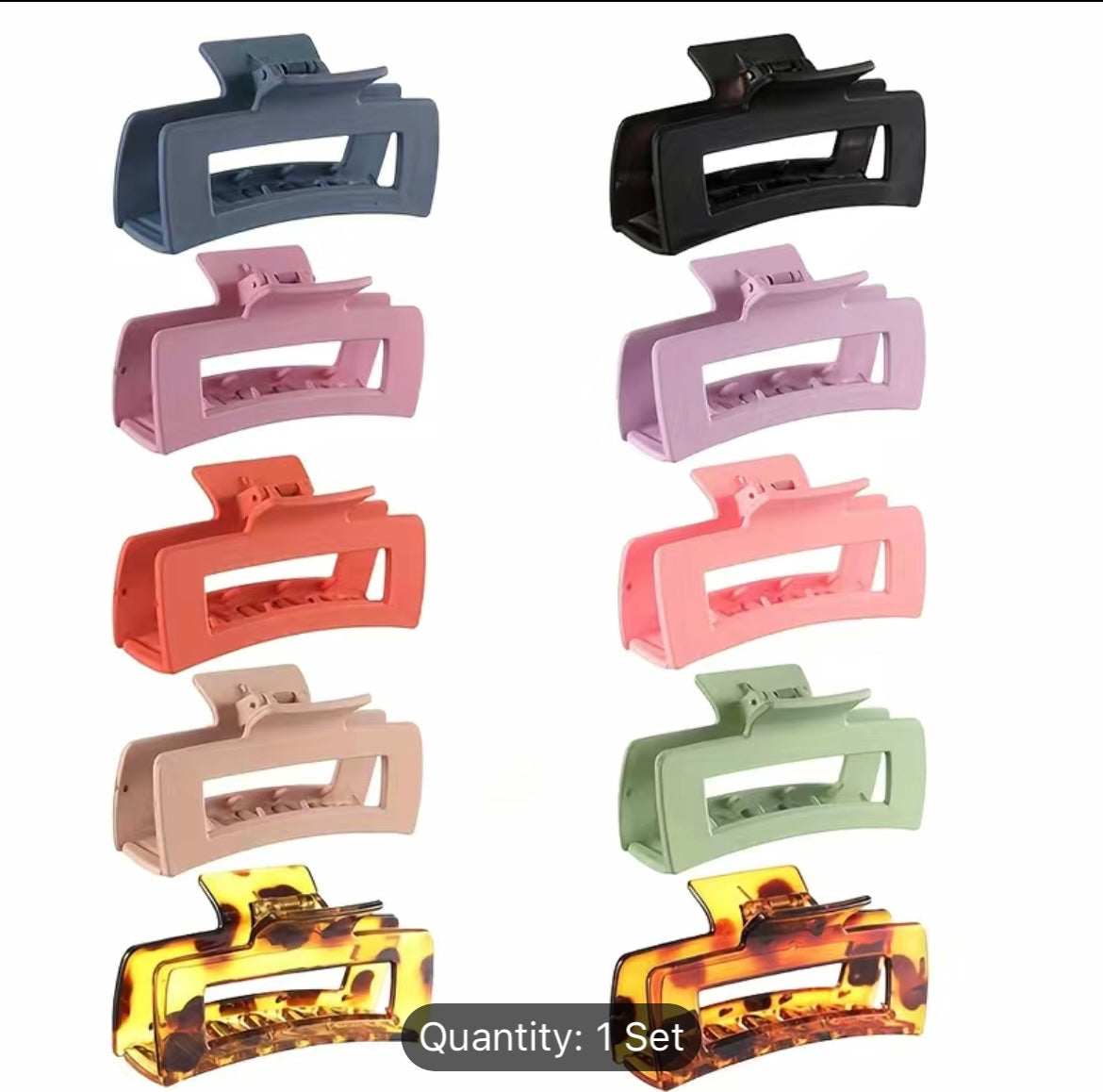Large Square Hair Clip