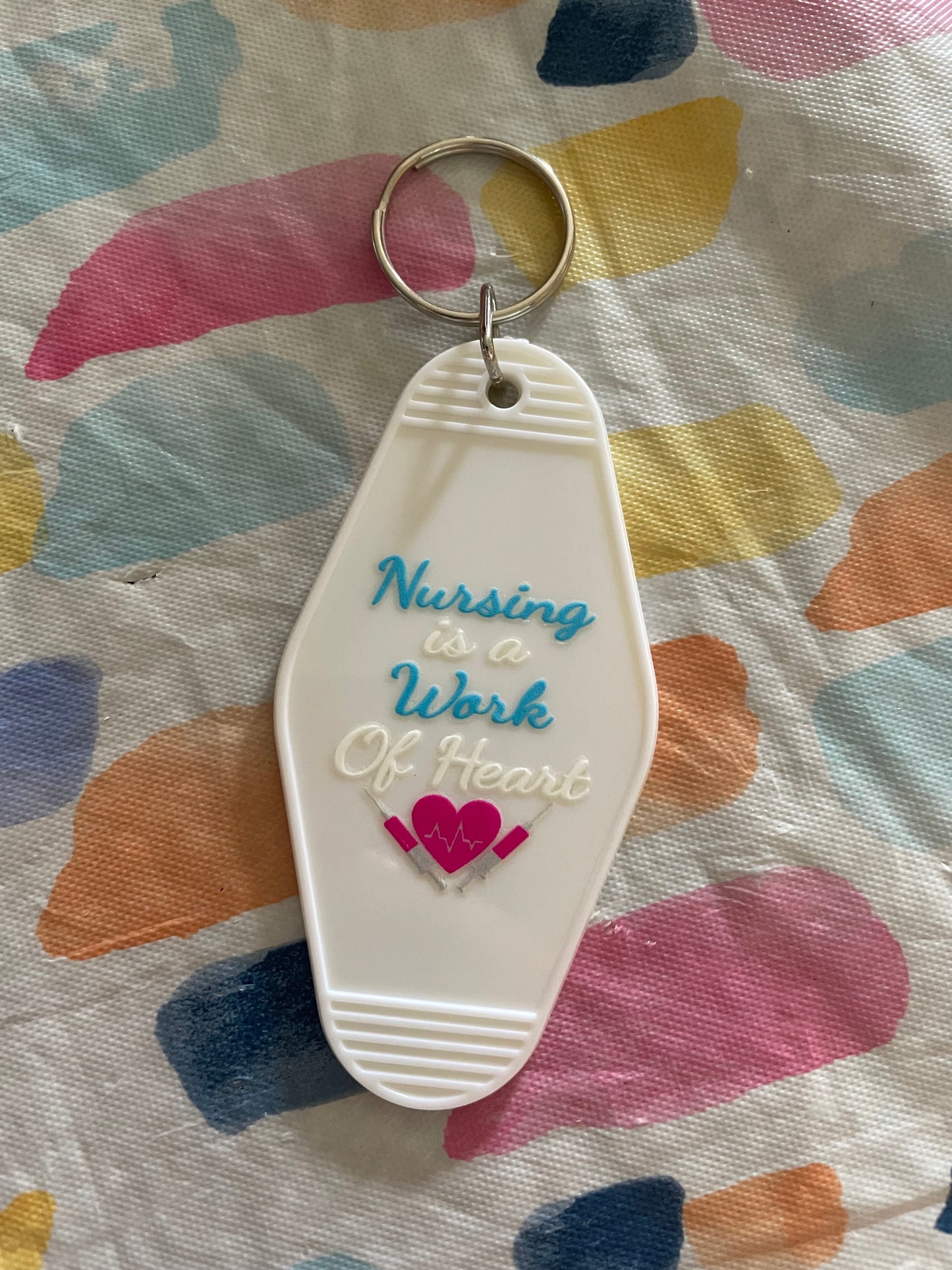 Nurse Motel Keychain