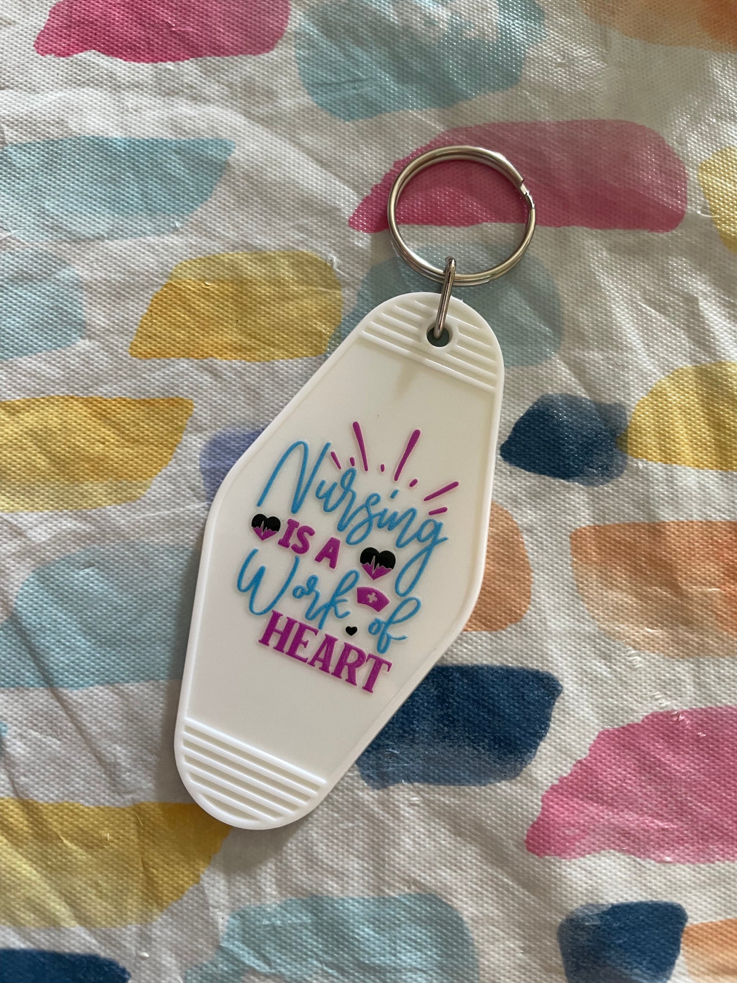 Nurse Motel Keychain
