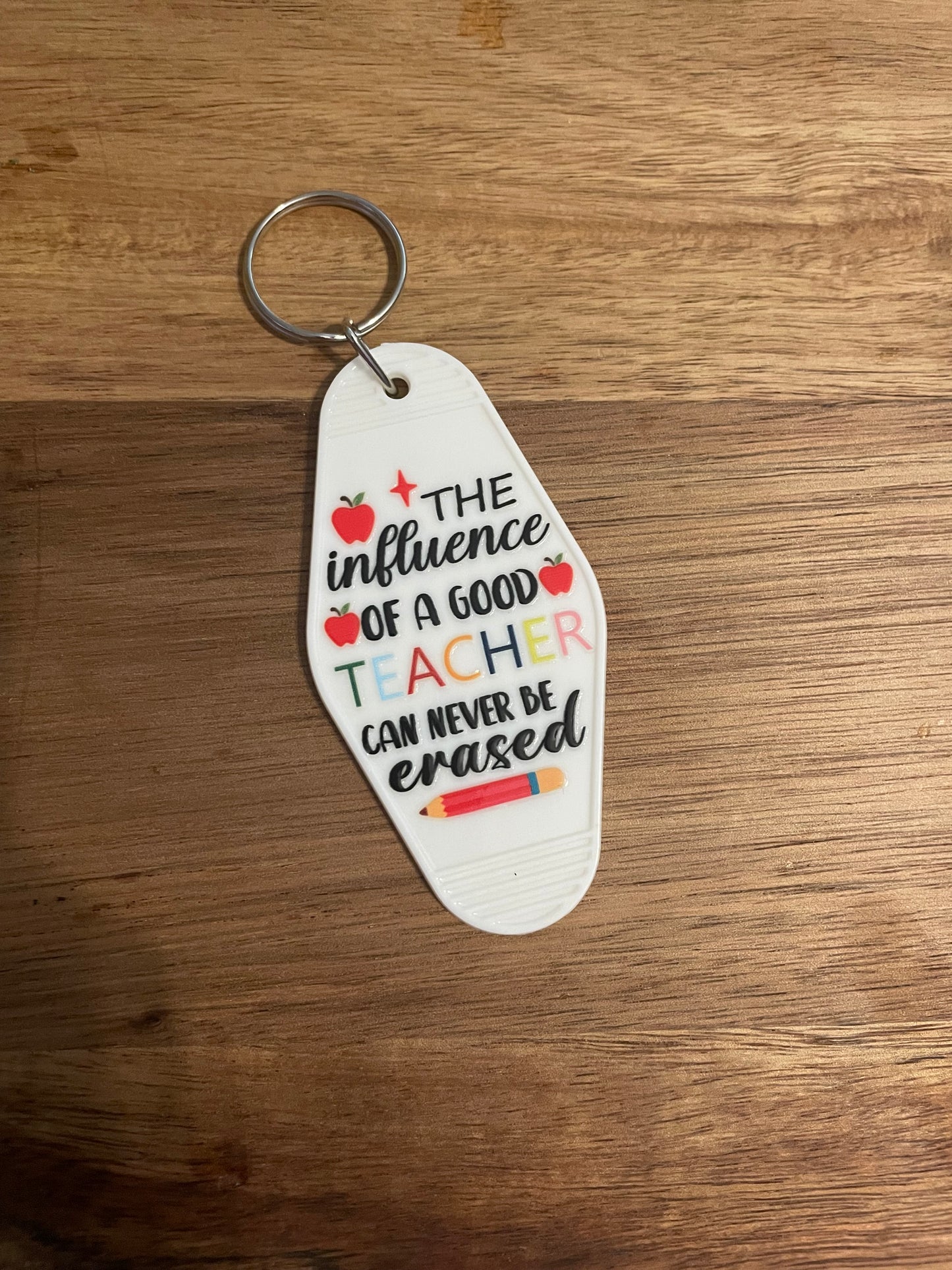 Teacher Motel Keychain