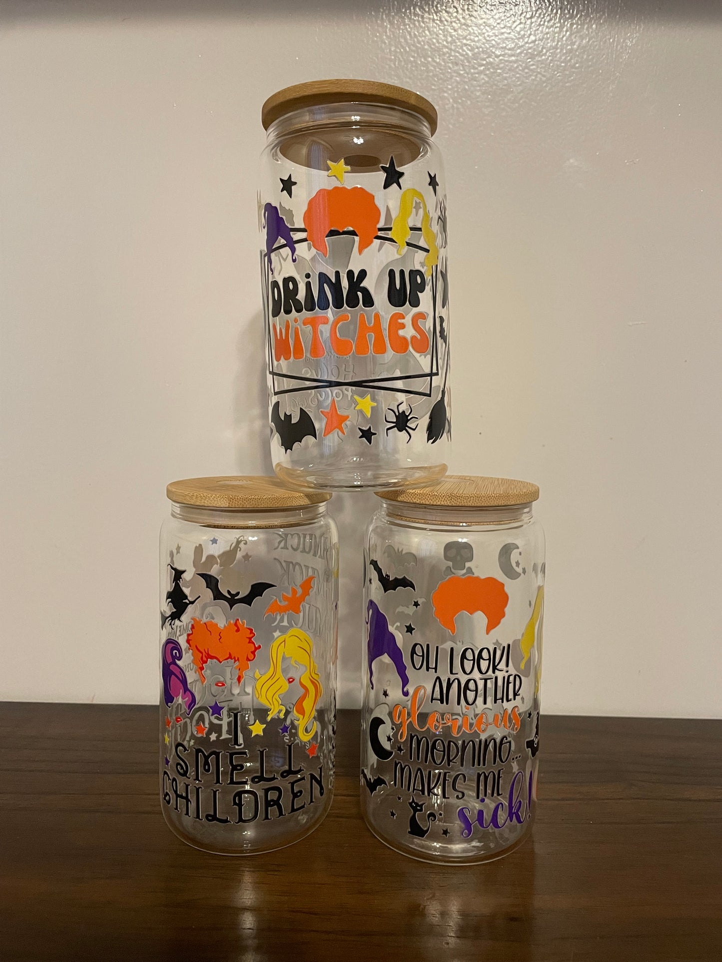 16 oz Glass Can Cup