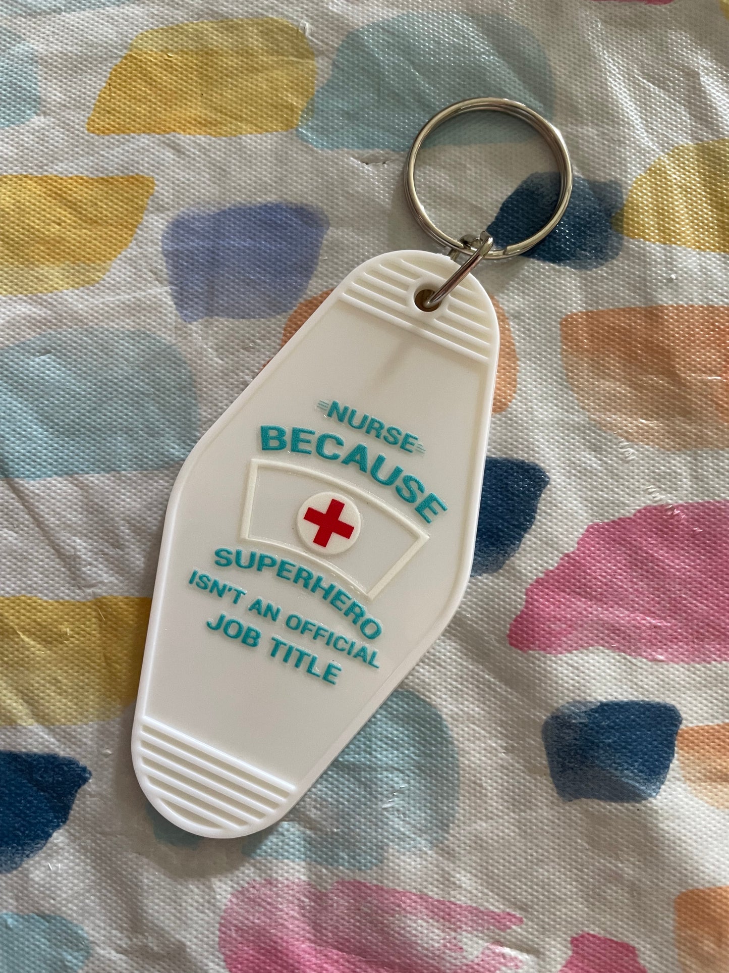 Nurse Motel Keychain
