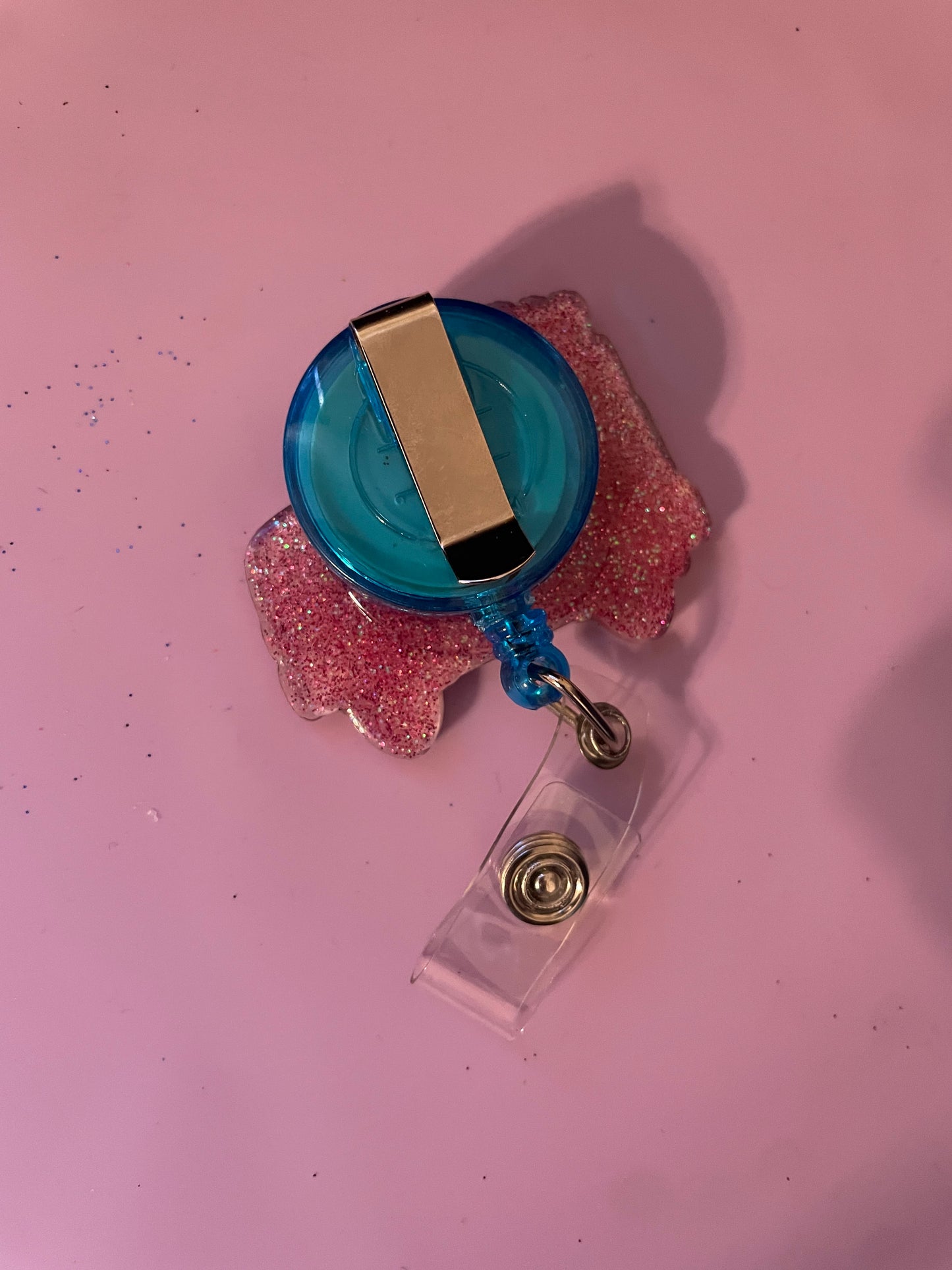 Spring Bunny Truck Badge Reel