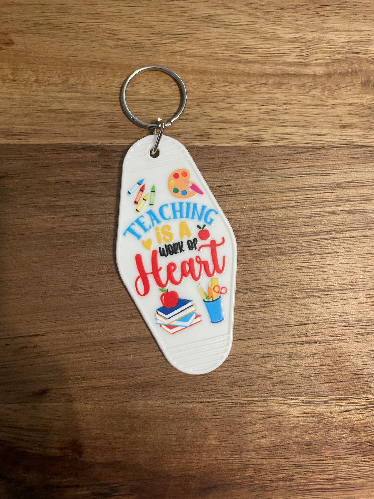 Teacher Motel Keychain
