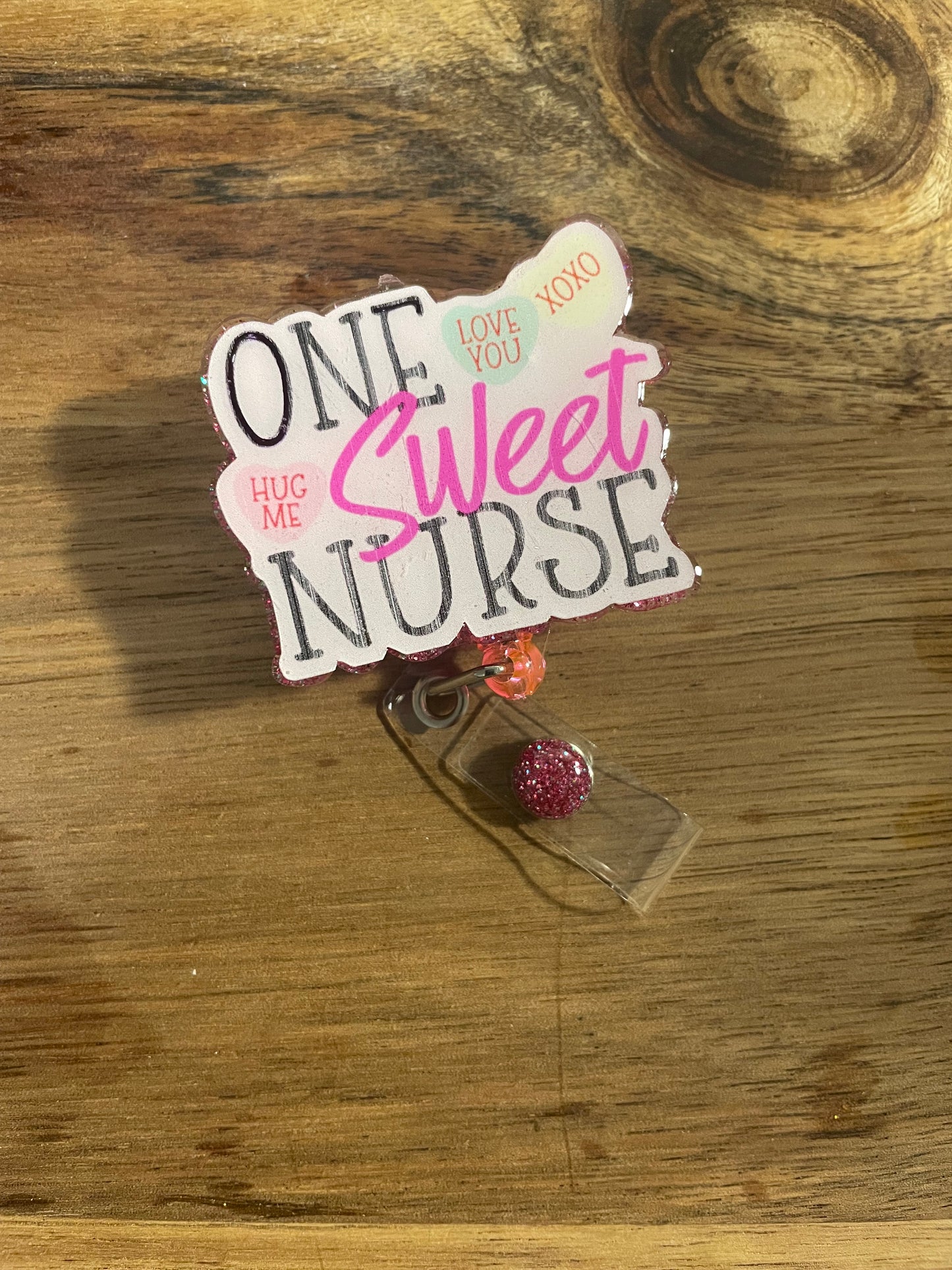 One Sweet Nurse Badge Reel