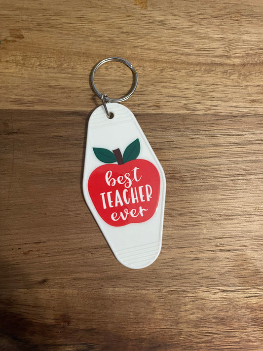 Teacher Motel Keychain