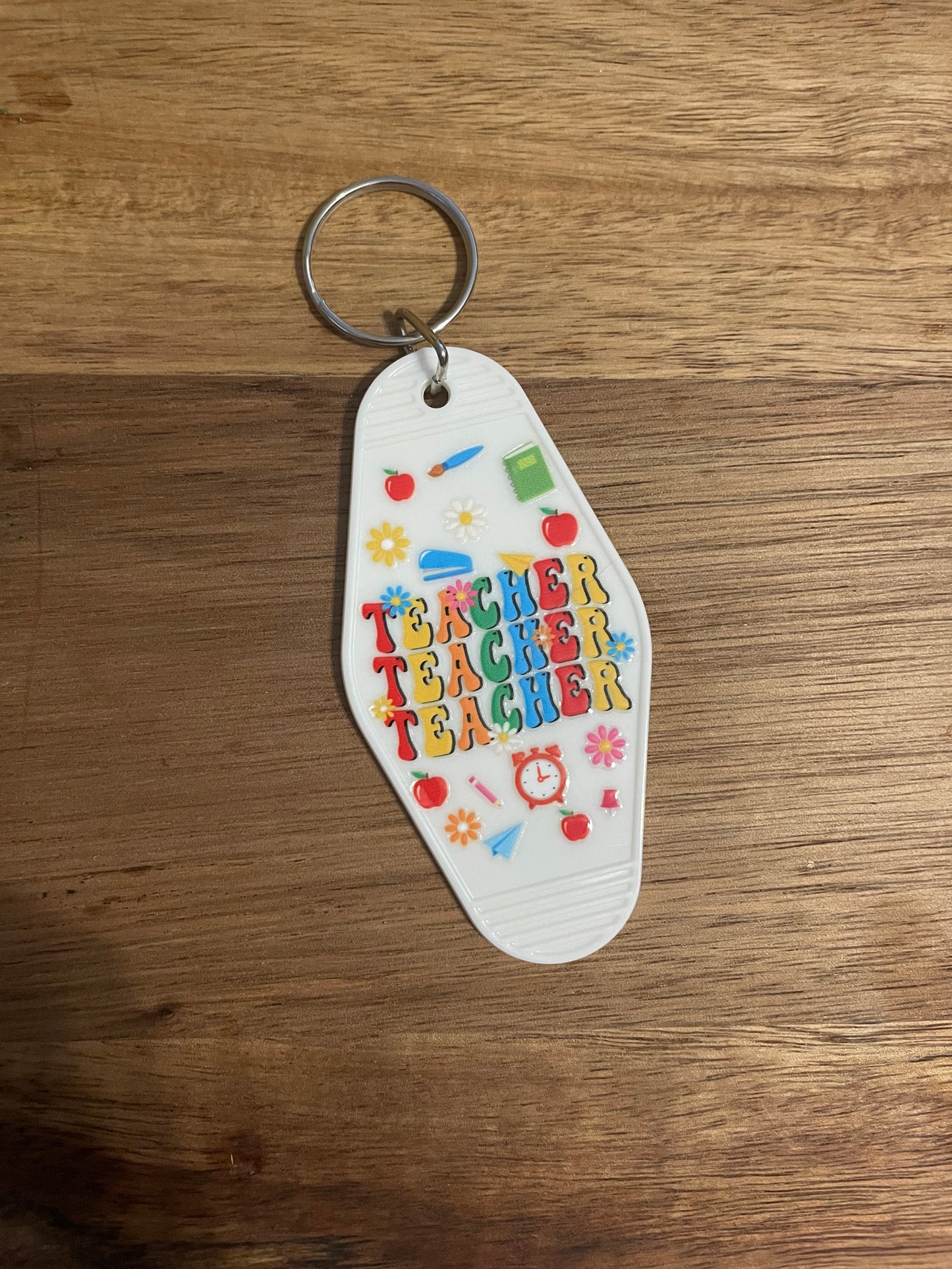 Teacher Motel Keychain