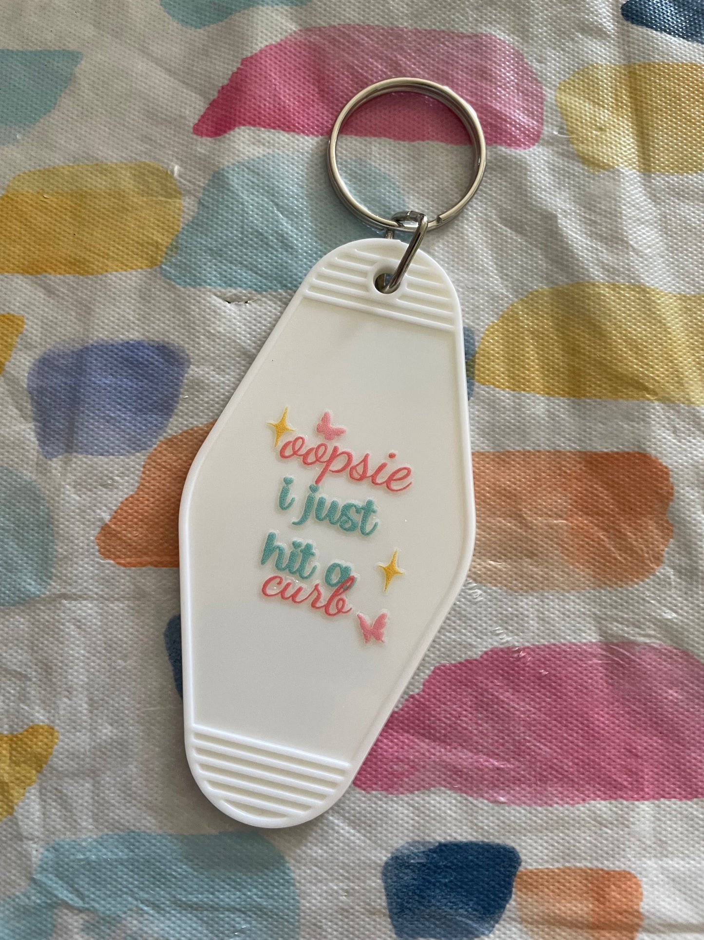 Affirmations Motel Keychain