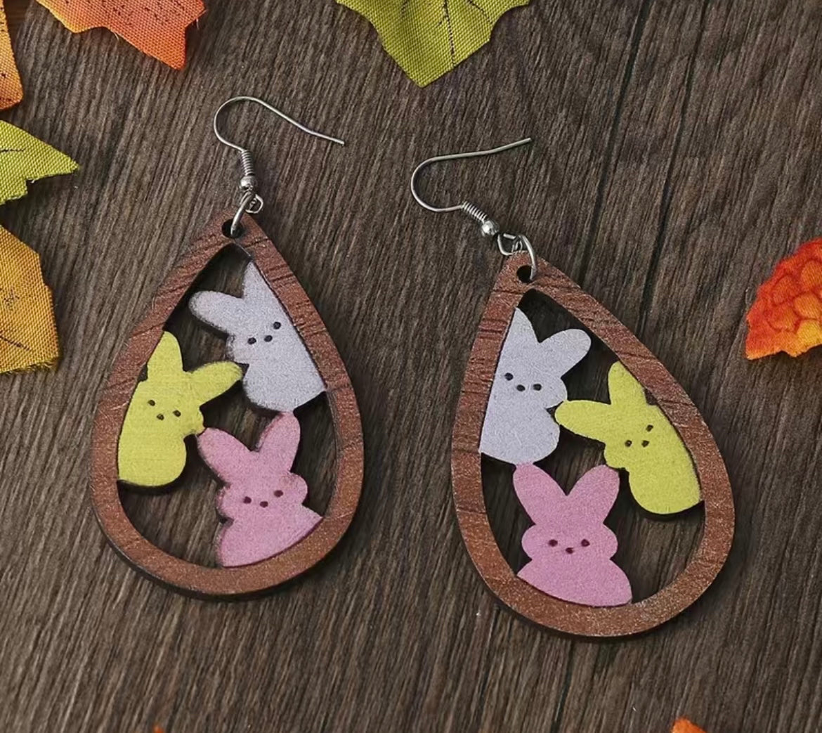Retro Holiday Dangle Earrings