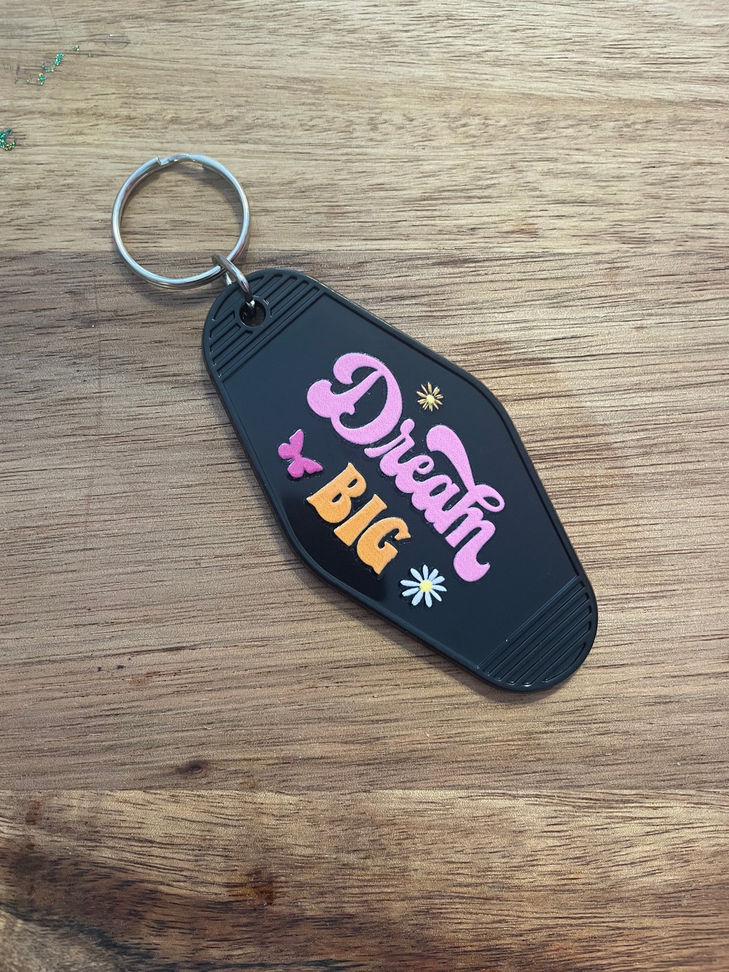 Affirmations Motel Keychain