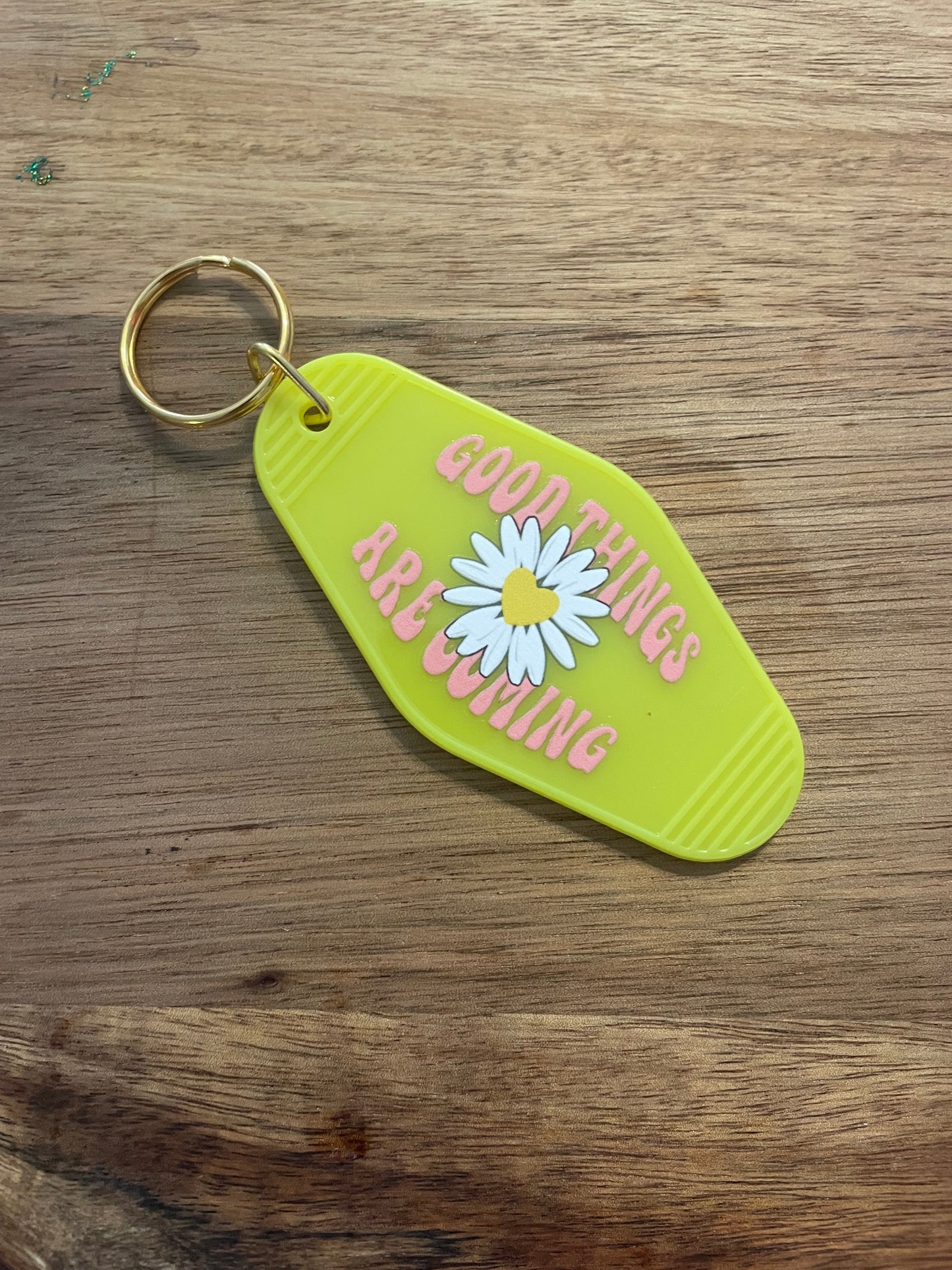 Affirmations Motel Keychain