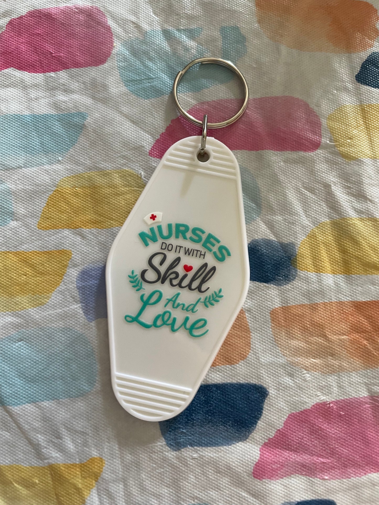 Nurse Motel Keychain
