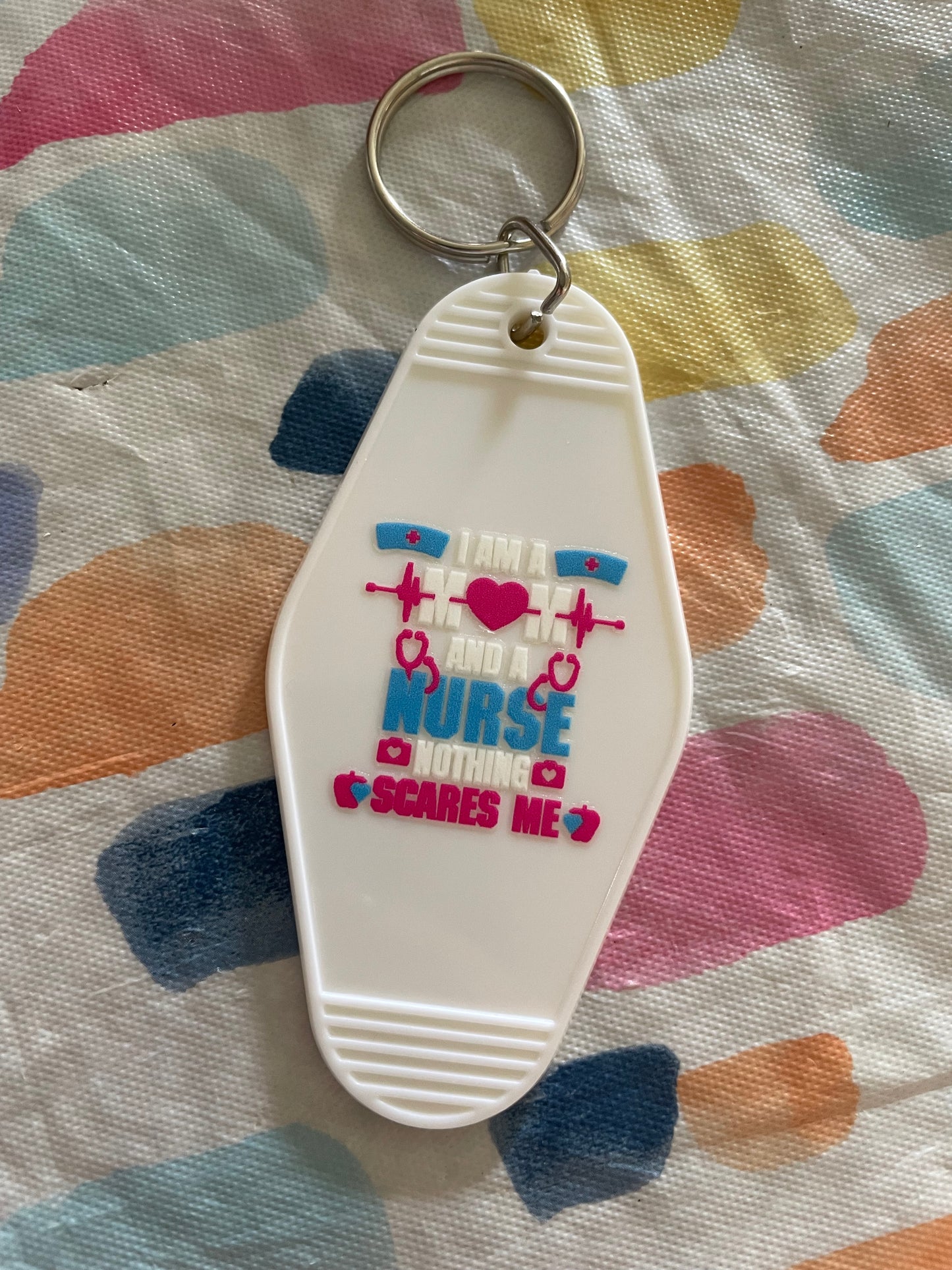 Nurse Motel Keychain