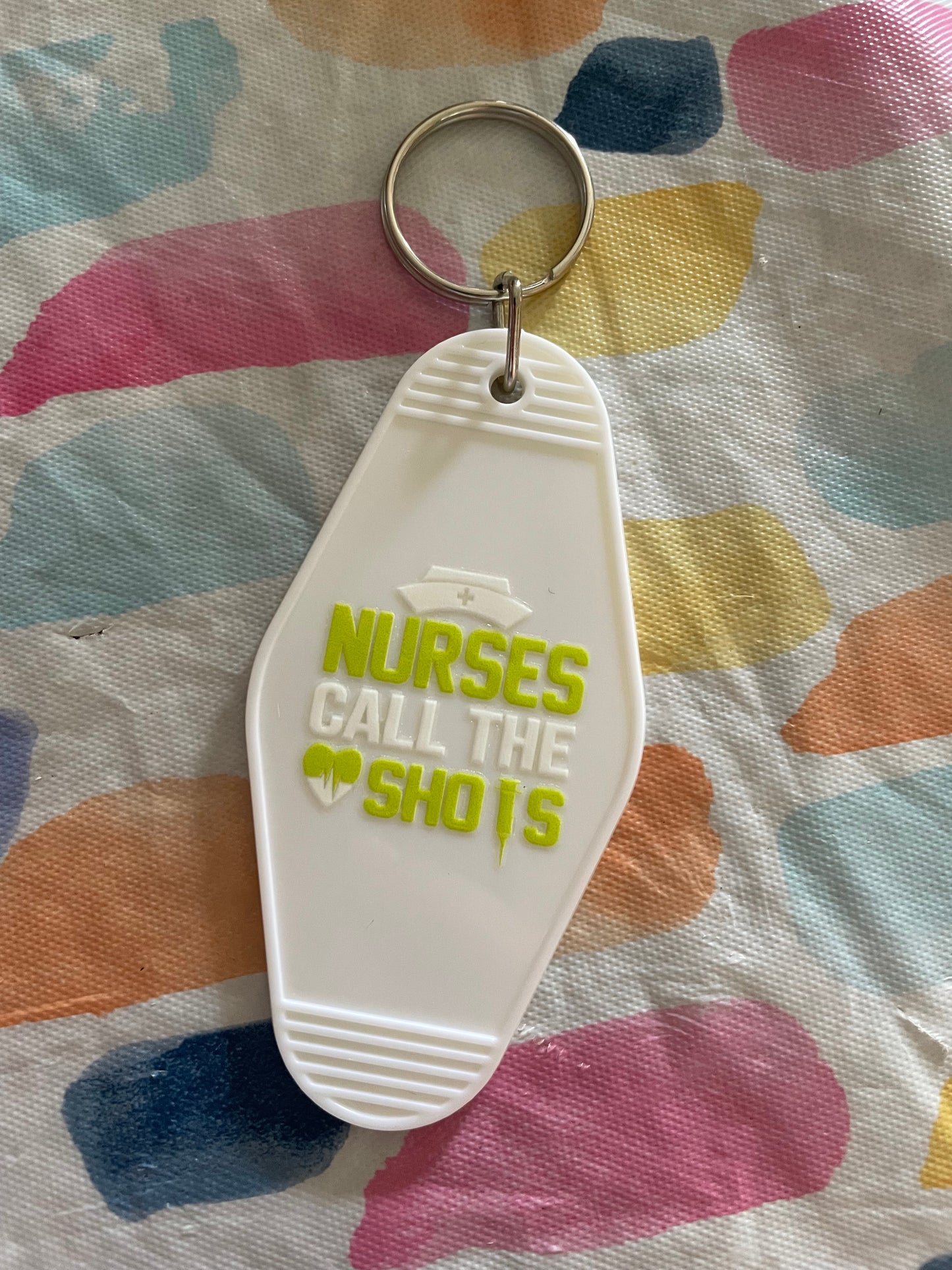 Nurse Motel Keychain