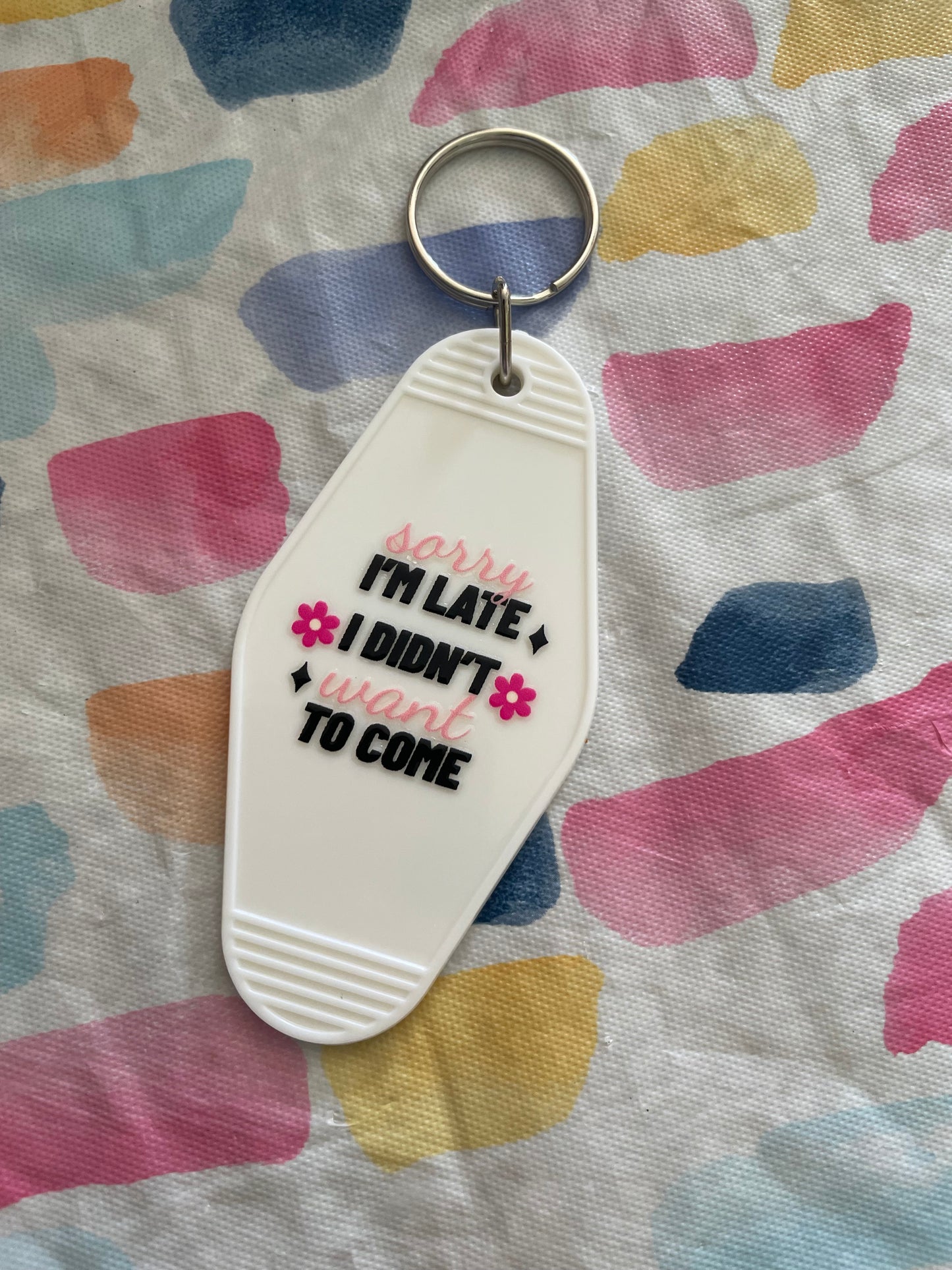 Affirmations Motel Keychain