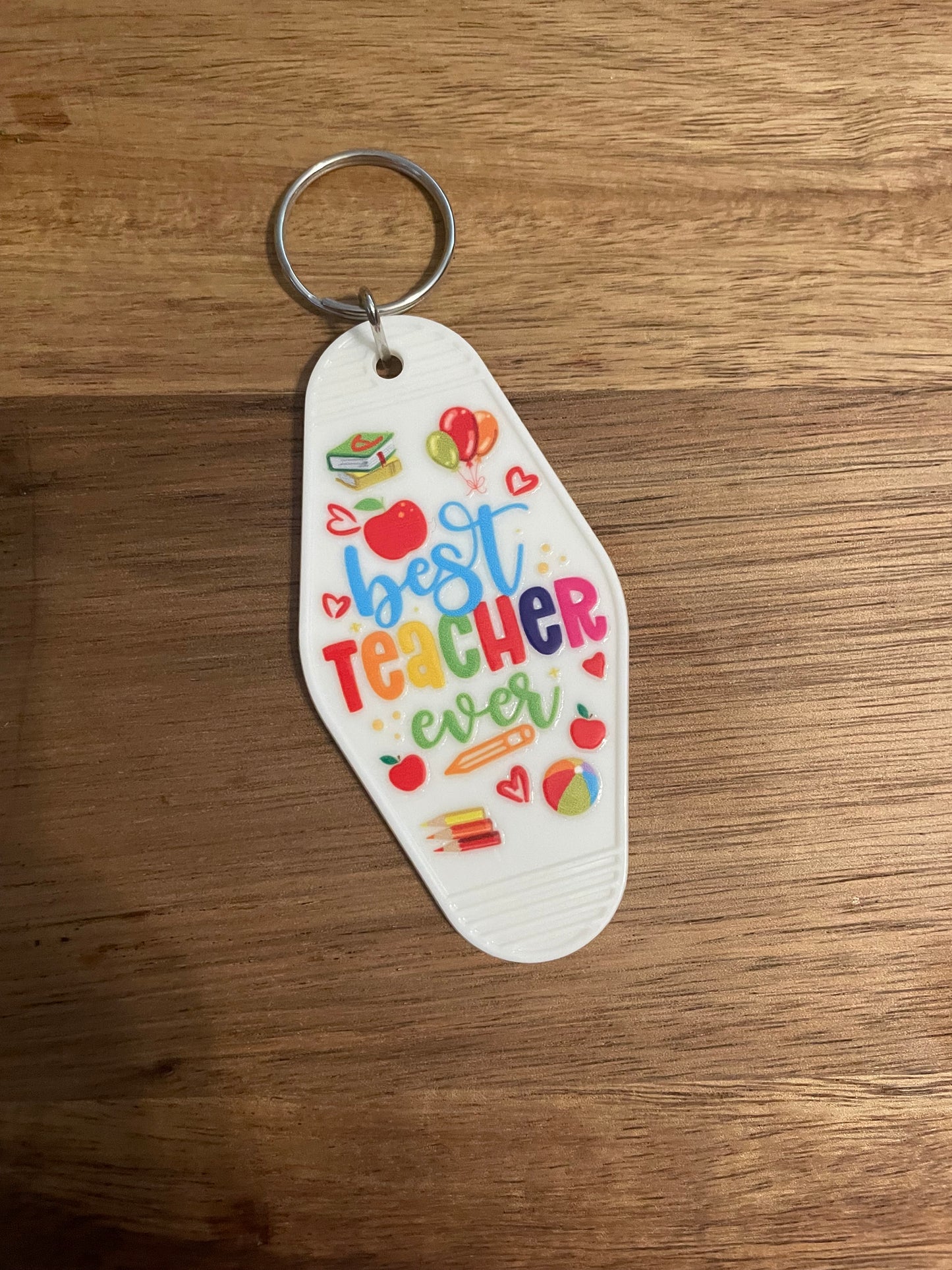 Teacher Motel Keychain