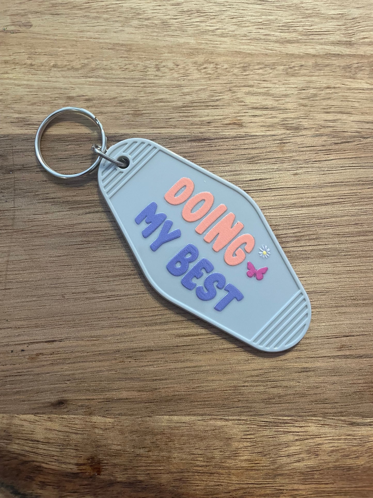 Affirmations Motel Keychain