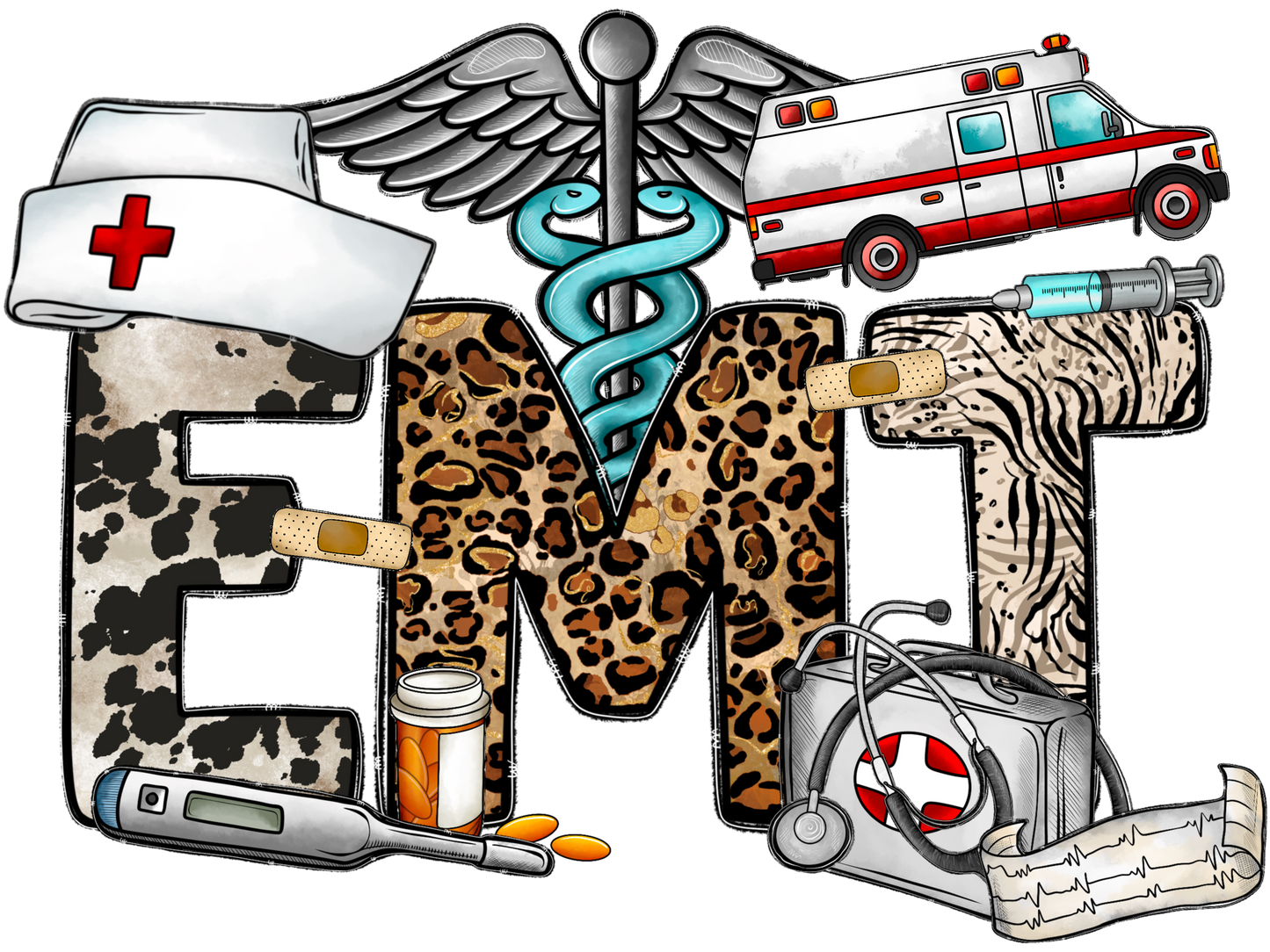Western Nurse Vinyl Stickers