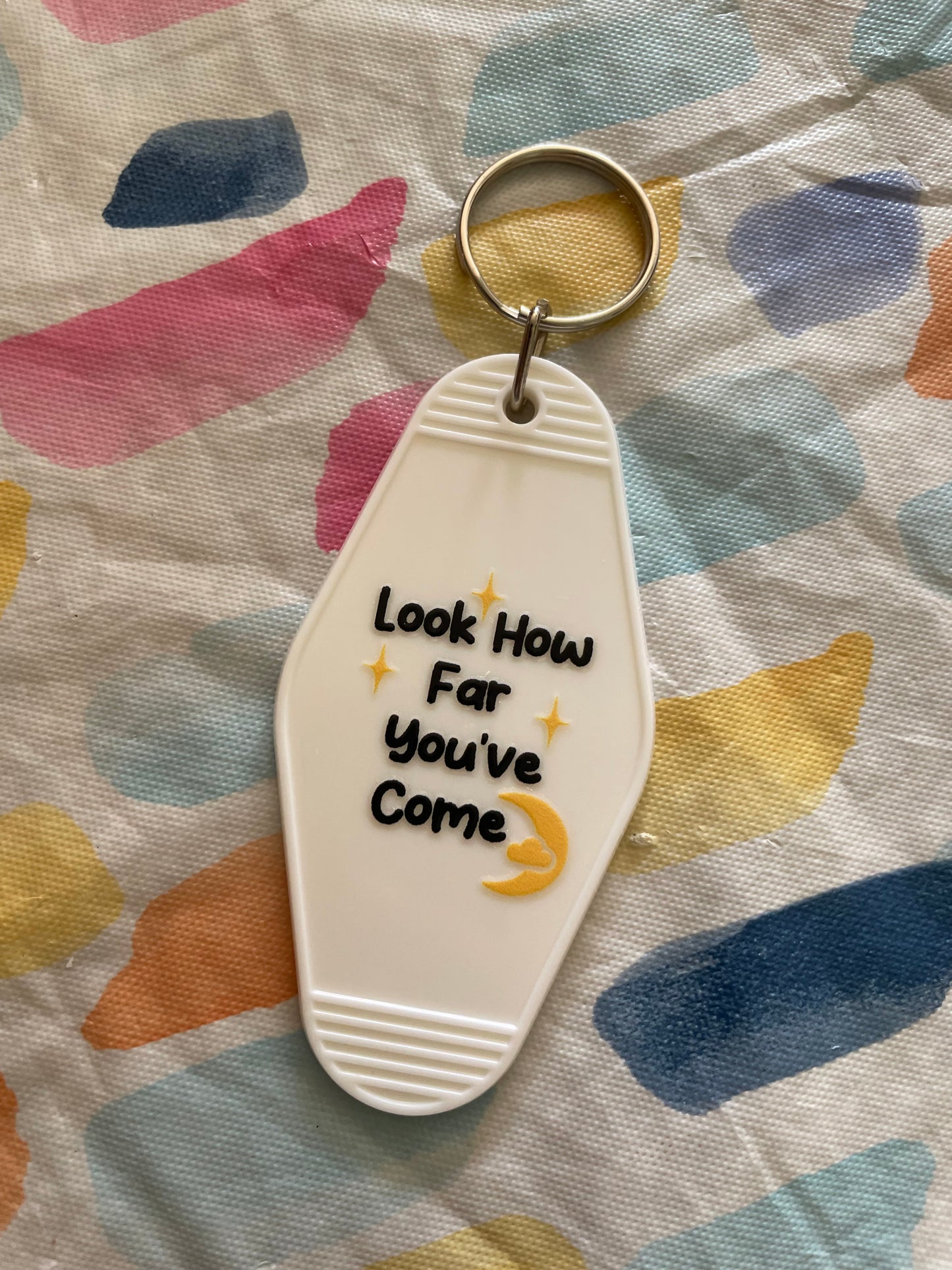 Affirmations Motel Keychain