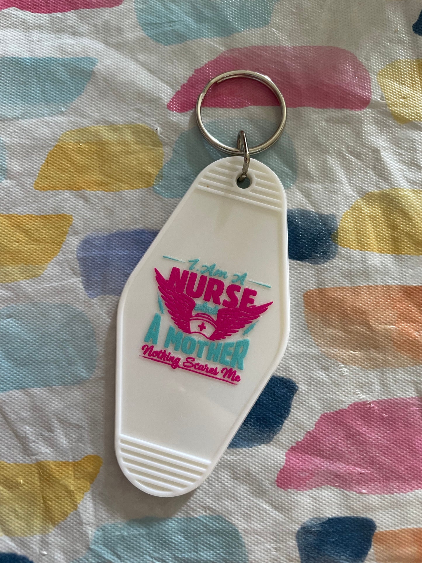Nurse Motel Keychain