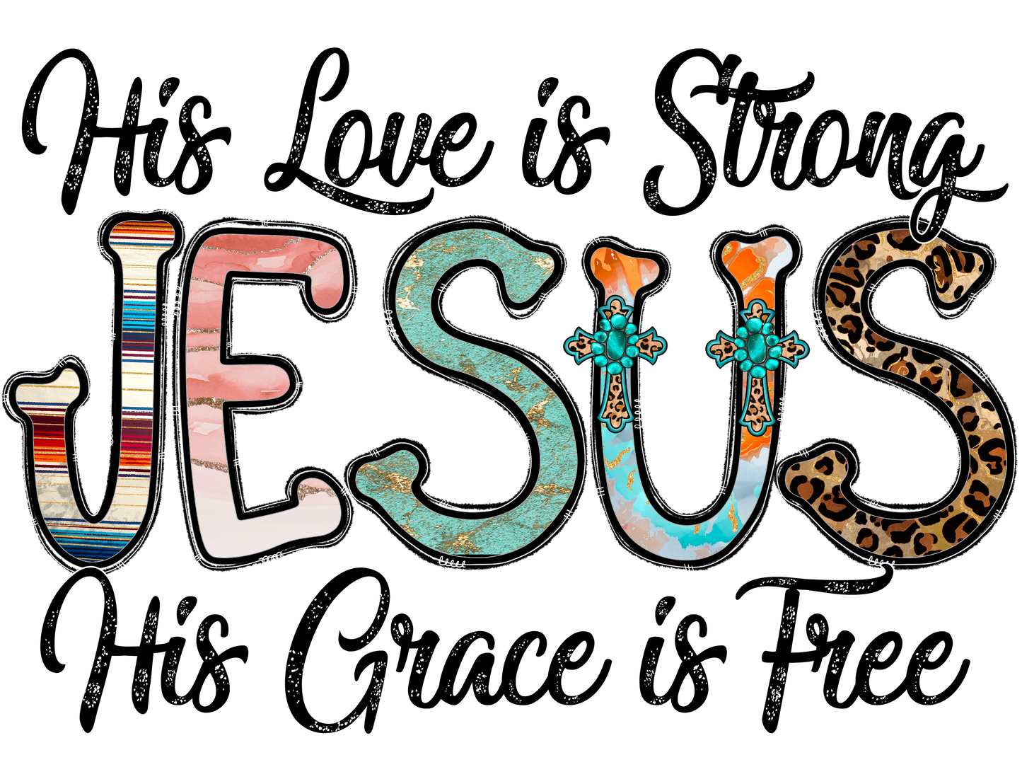 Western Faith Vinyl Stickers