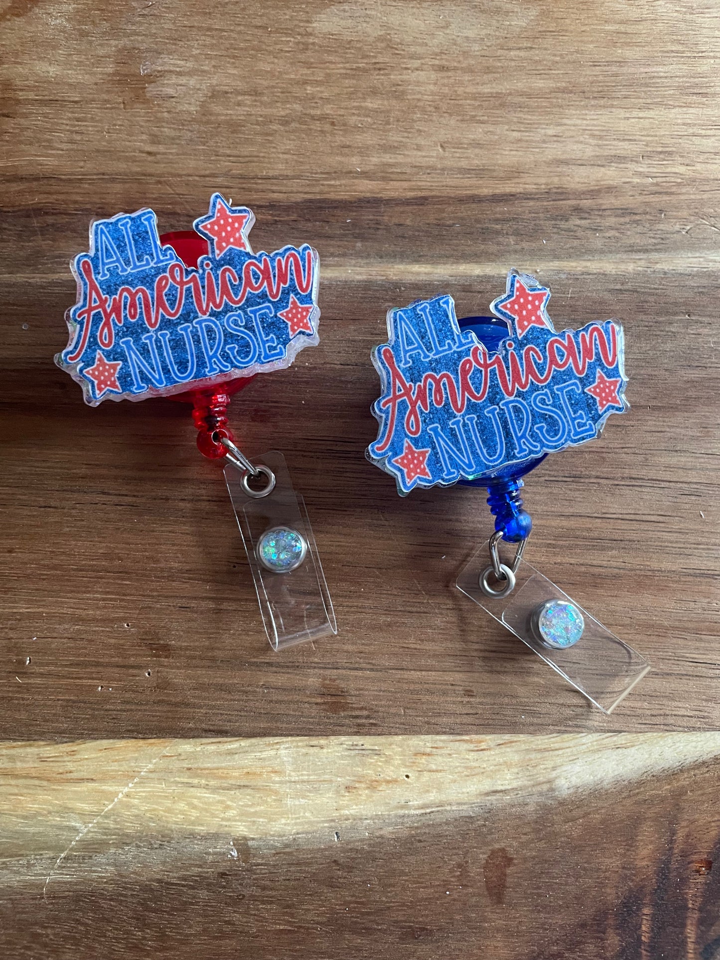 All American Nurse Badge Reel