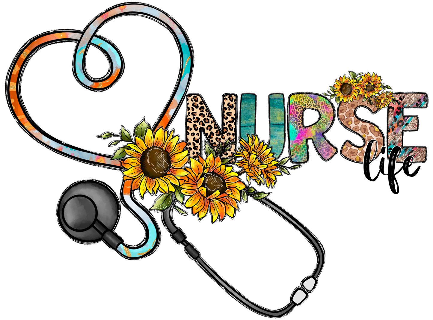 Western Nurse Vinyl Stickers