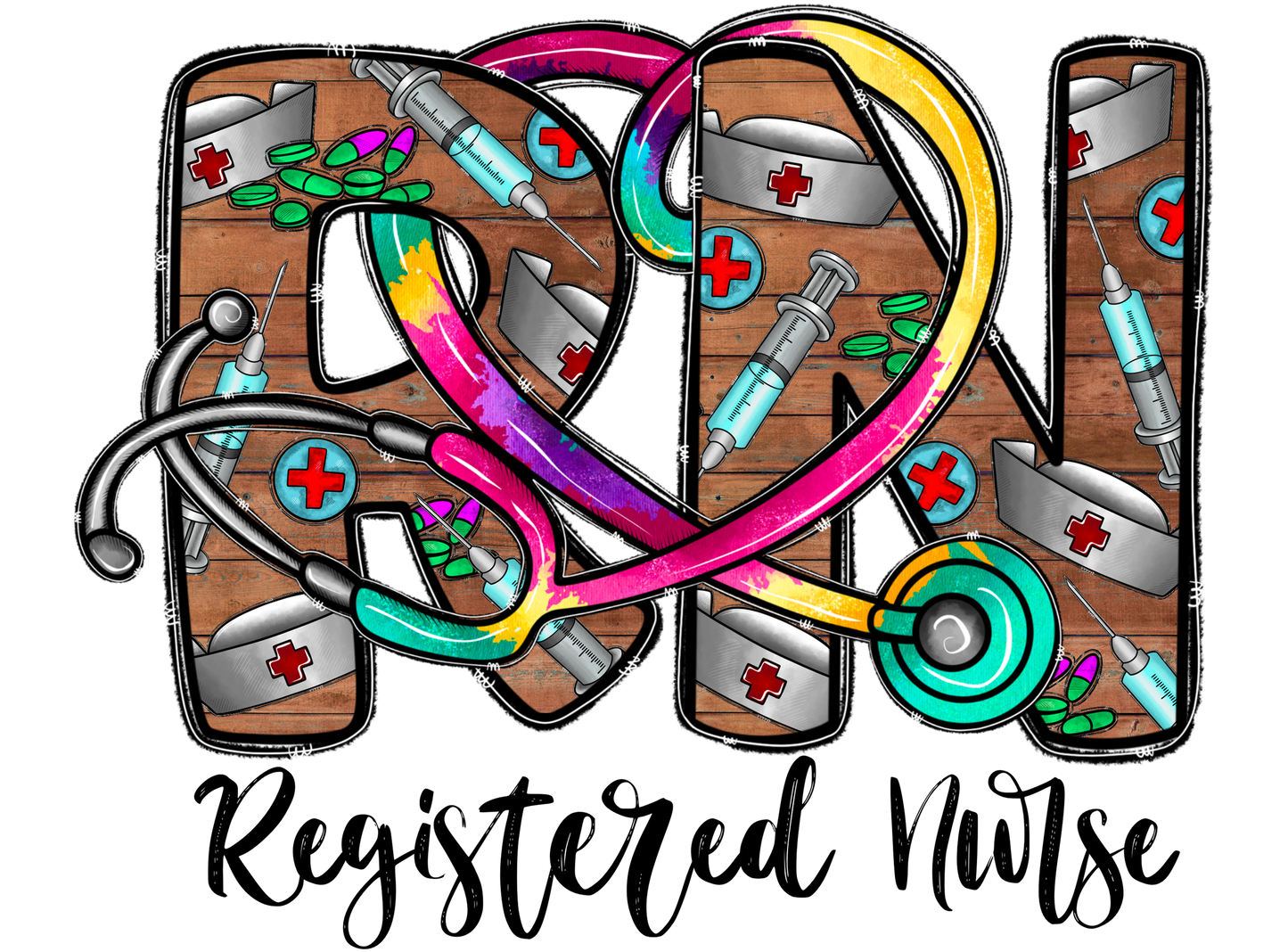 Western Nurse Vinyl Stickers