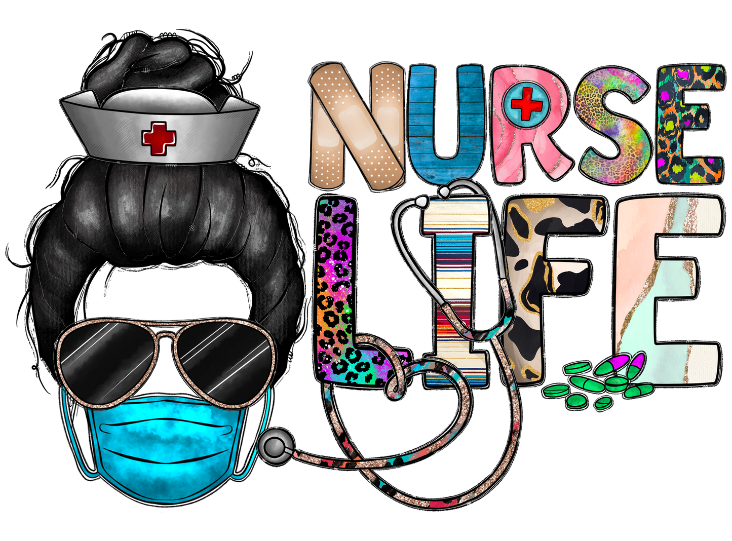 Western Nurse Vinyl Stickers