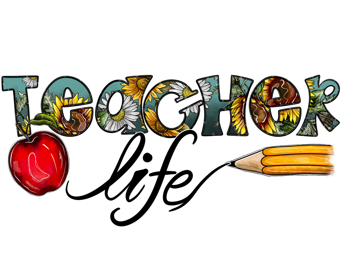 Western Teacher Vinyl Stickers