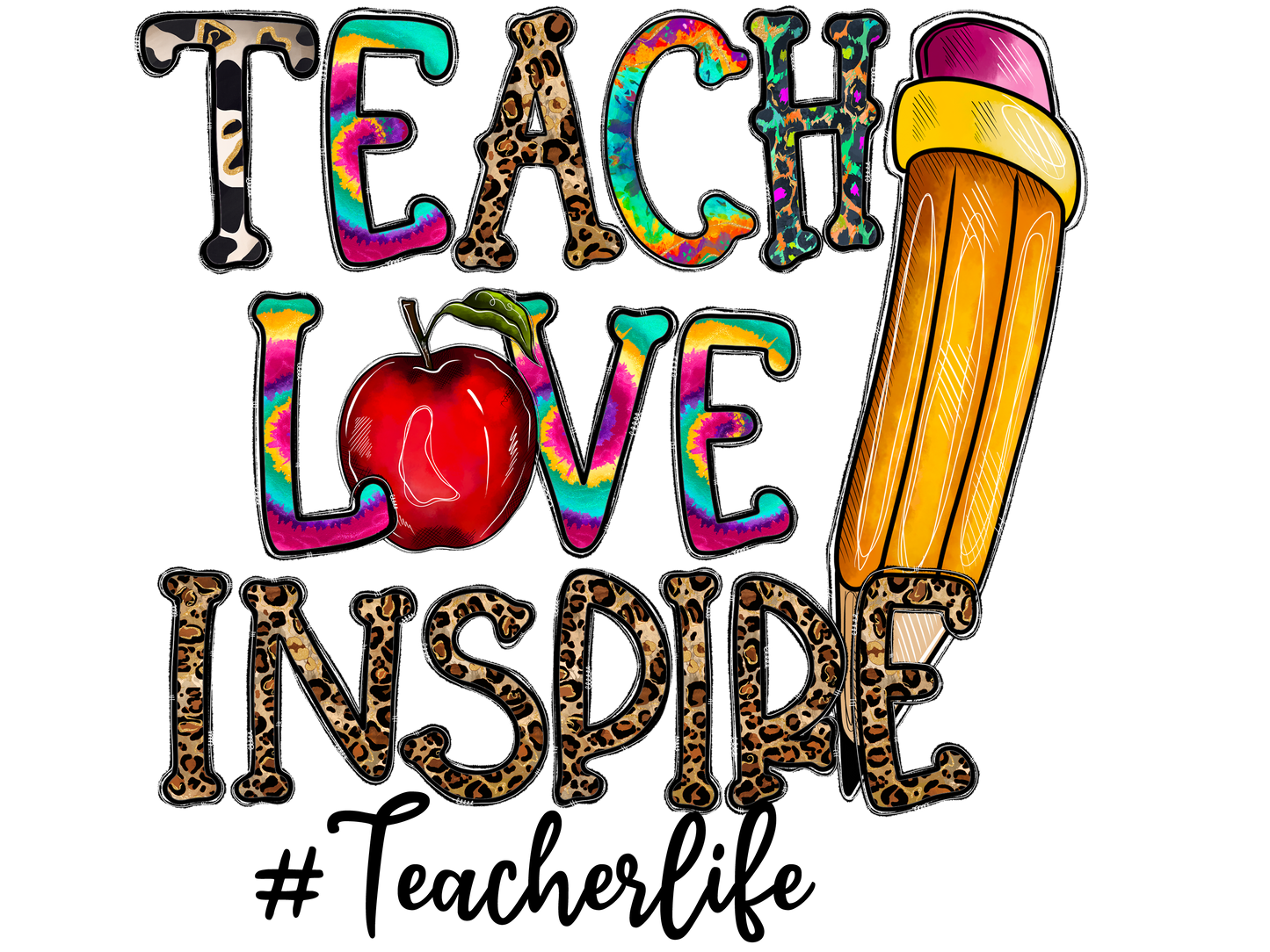 Western Teacher Vinyl Stickers