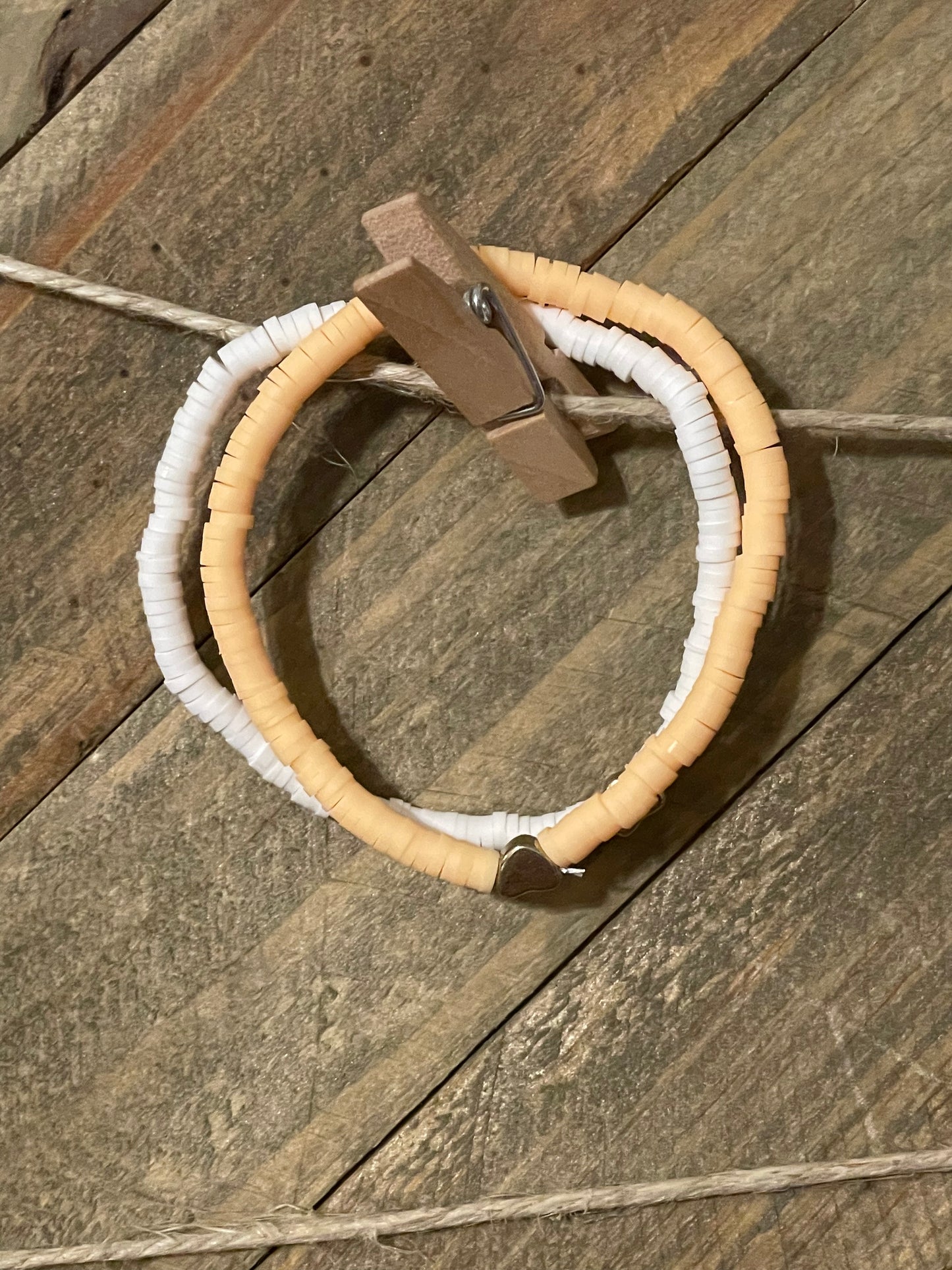 Vintage Pottery Beaded Bracelet
