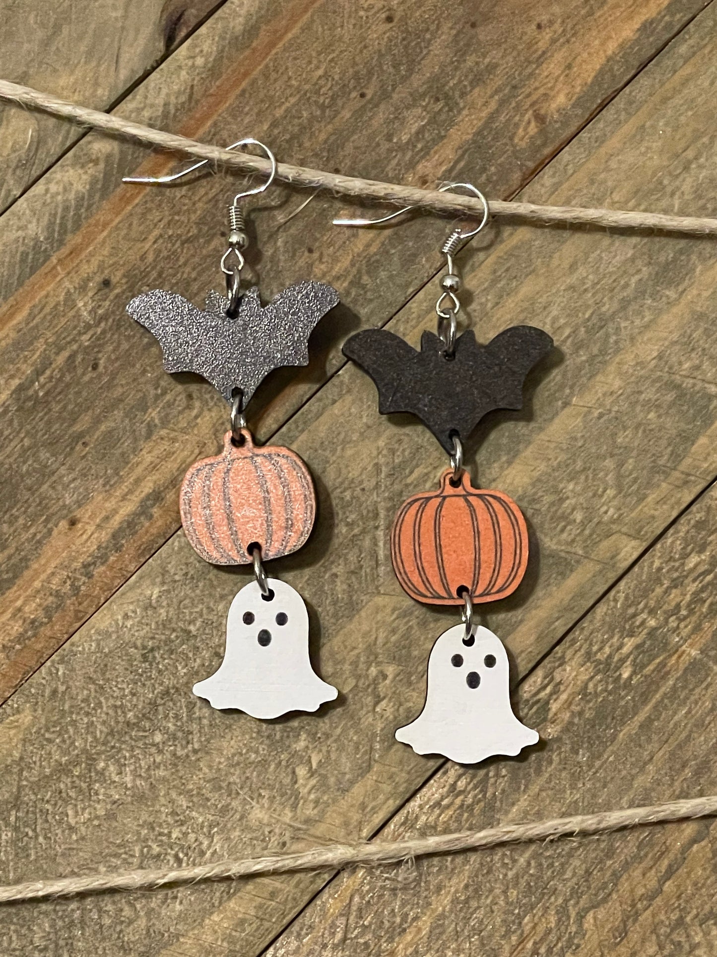 Vintage Batty Dangle Earrings