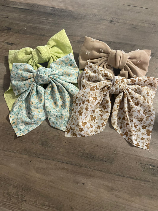 Linen Sailor Bow