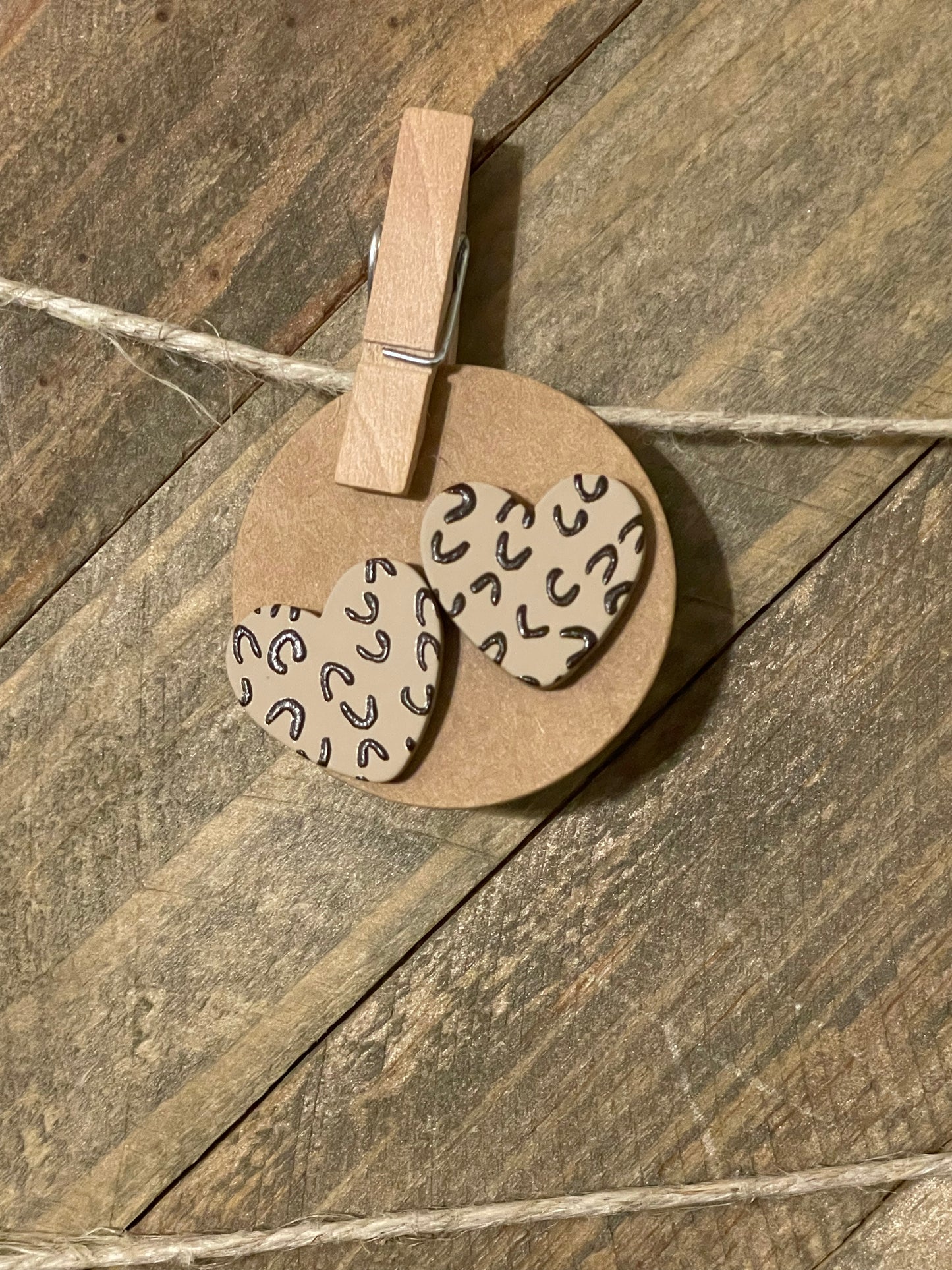 Heart Stud Earrings