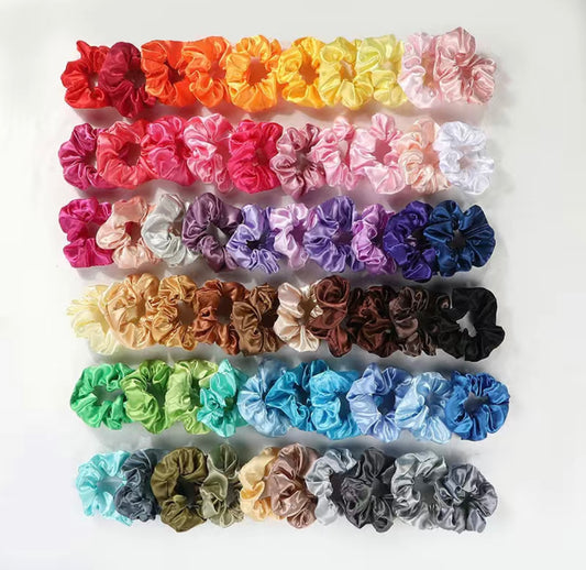 Solid Print Scrunchie