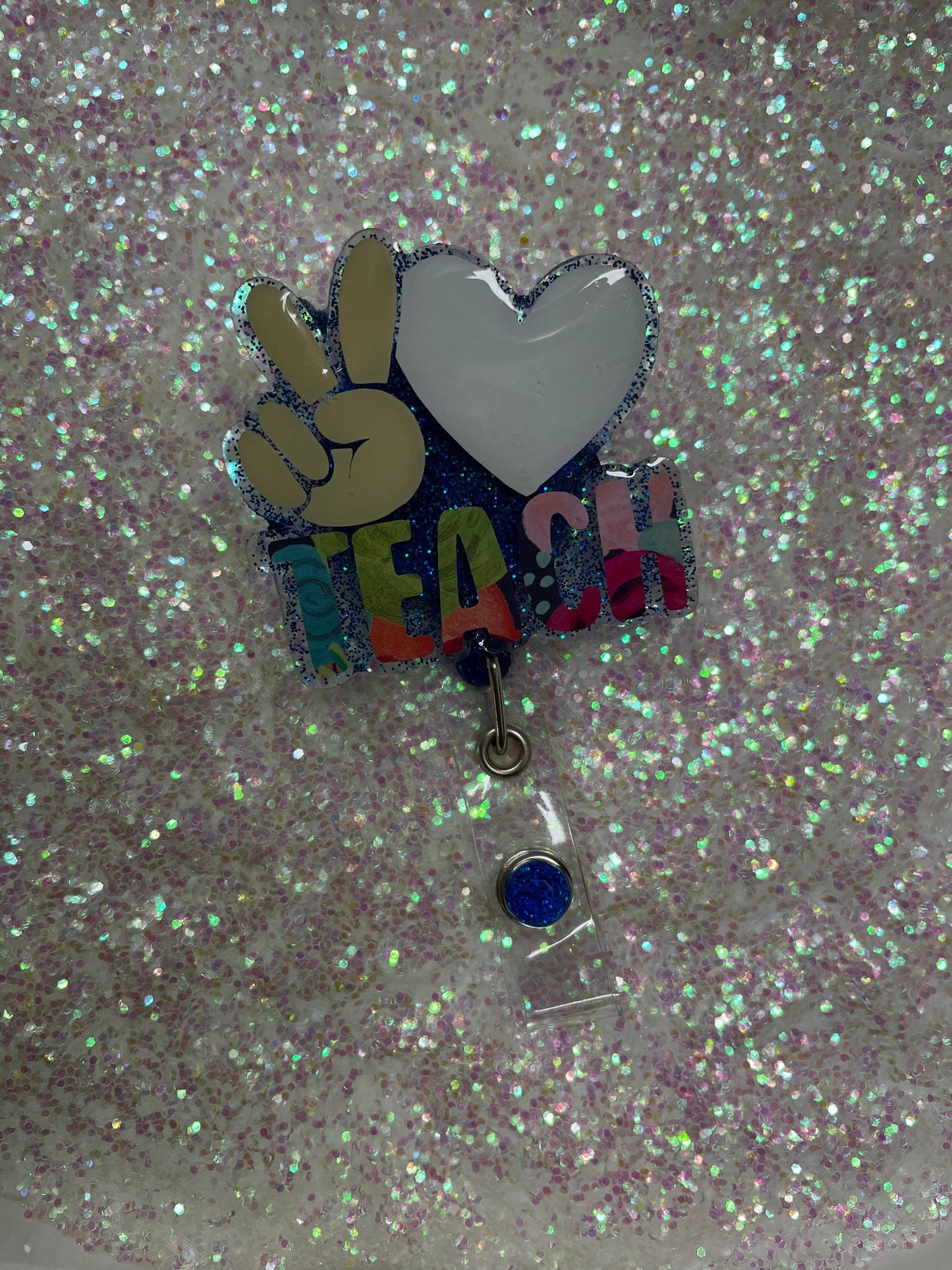 Peace, Love, Teach Badge Reel