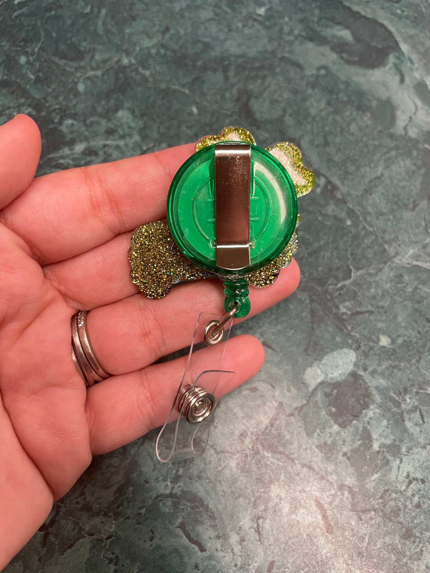 Vintage Clover Truck Badge Reel