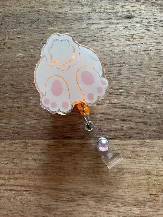 Bunny Butt Badge Reel
