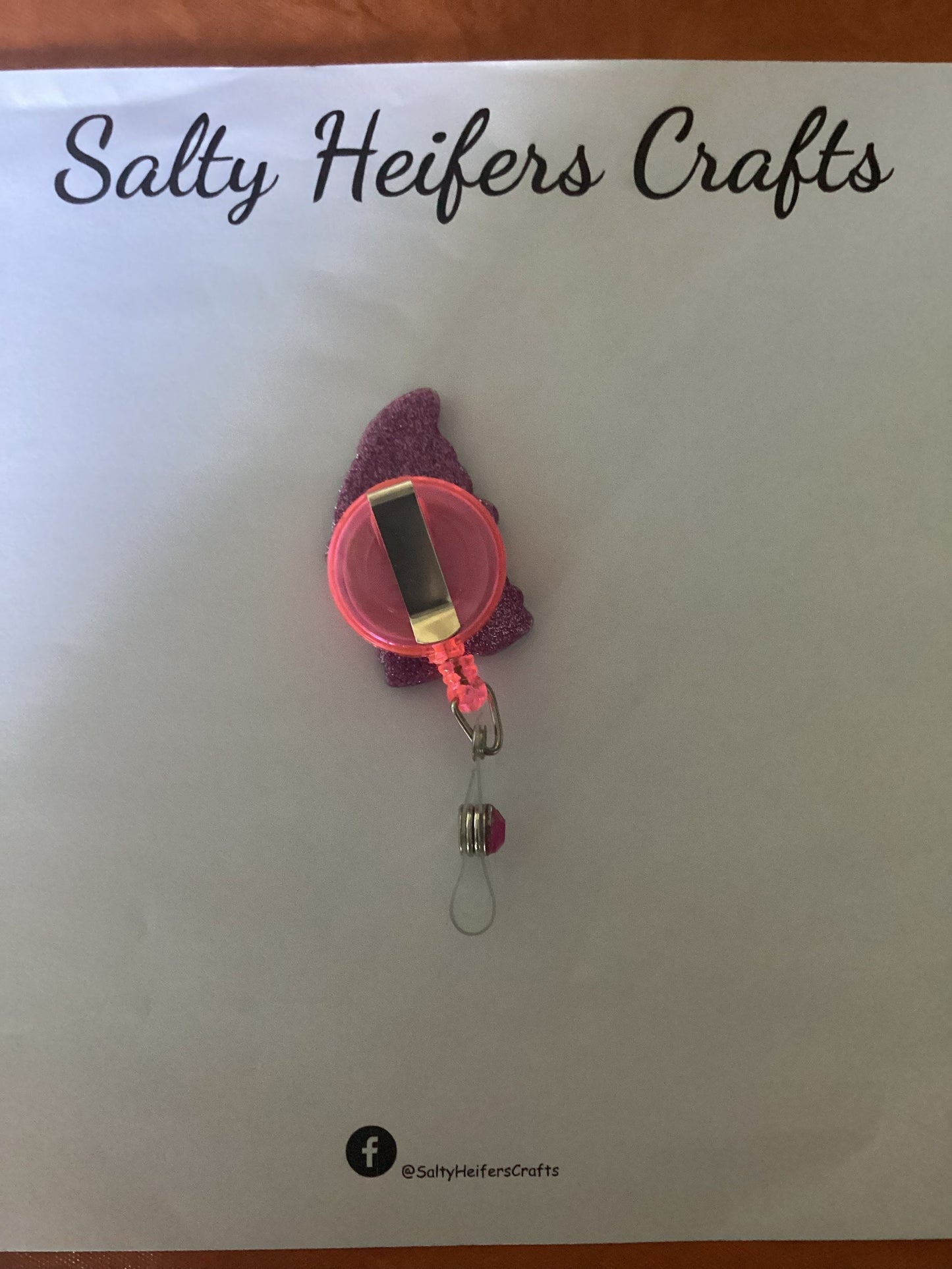 Valentine Gnome Badge Reel