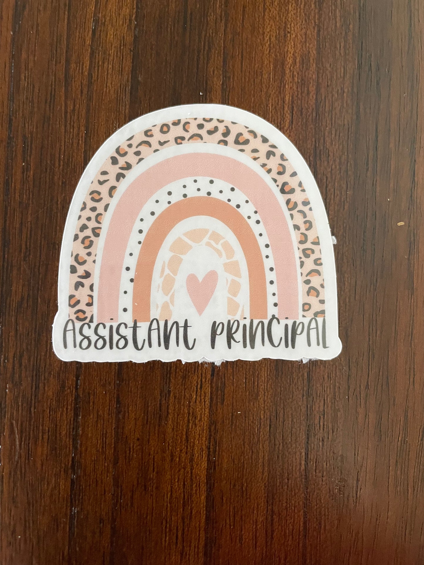 Assistant Principal Vinyl Stickers