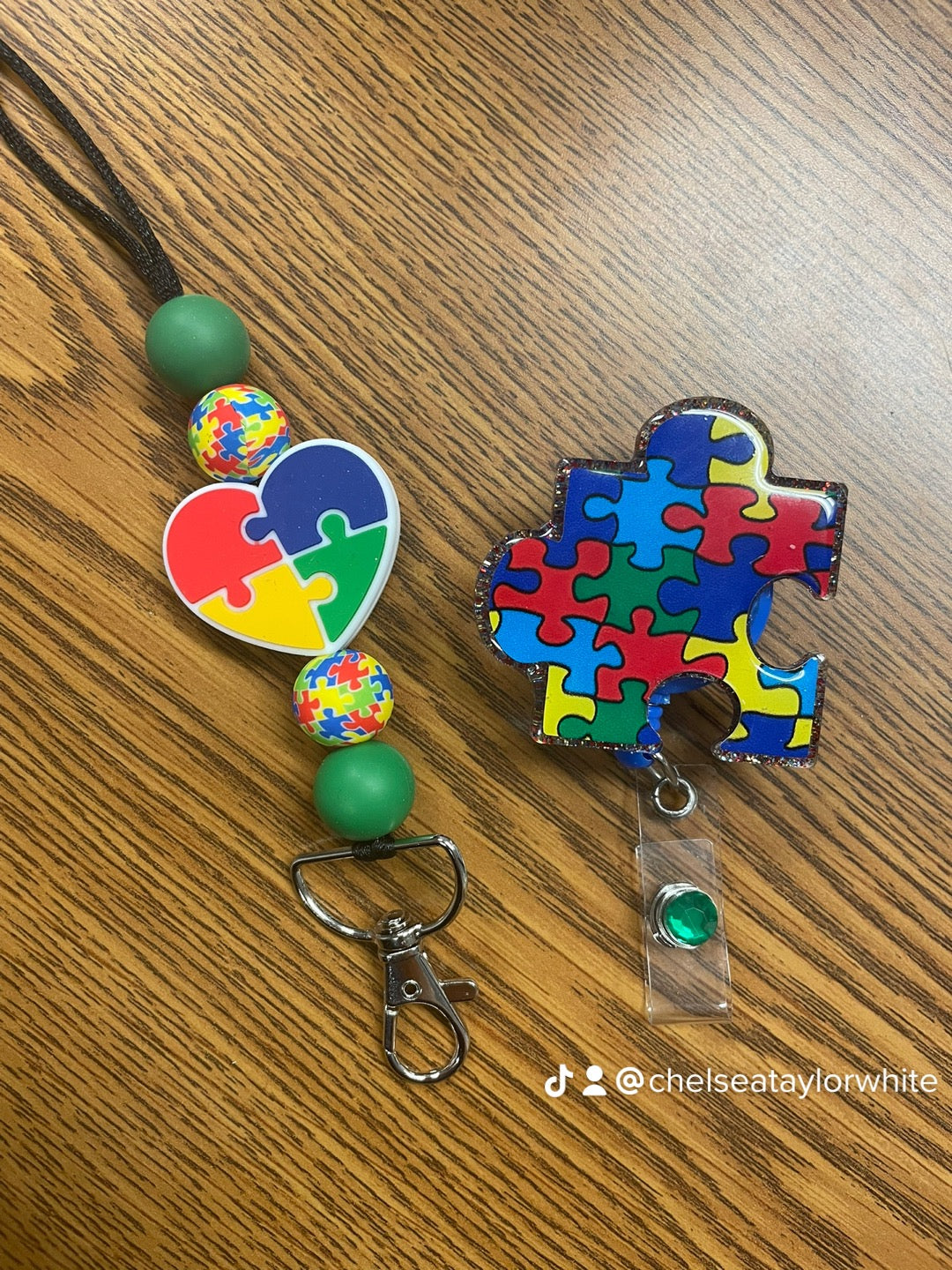Autism Awareness Badge Reel