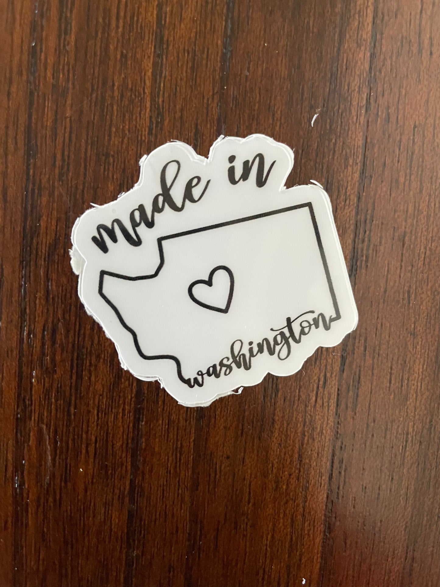 Made in State Vinyl Stickers