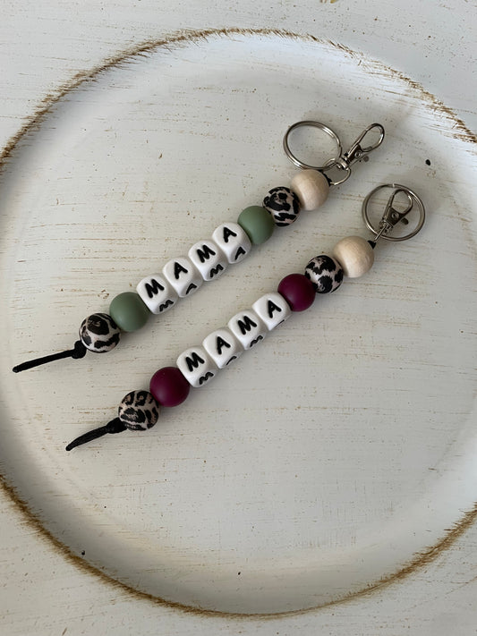 Mama Silicone Keychain